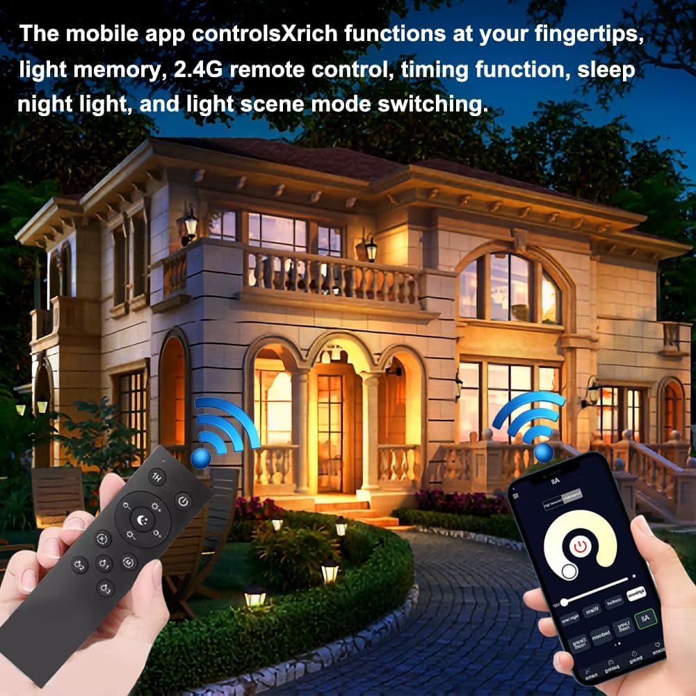 LED Bulb with a 2.4GHz Remote Control, A60 Smart Light Bulb for Lamp, Bedroom, Mood Soothing,12W 1000lm,100W Equivalent,Stepless Dimmable 1% to 100% 2700-6500K,2 Bulb & 1Remote