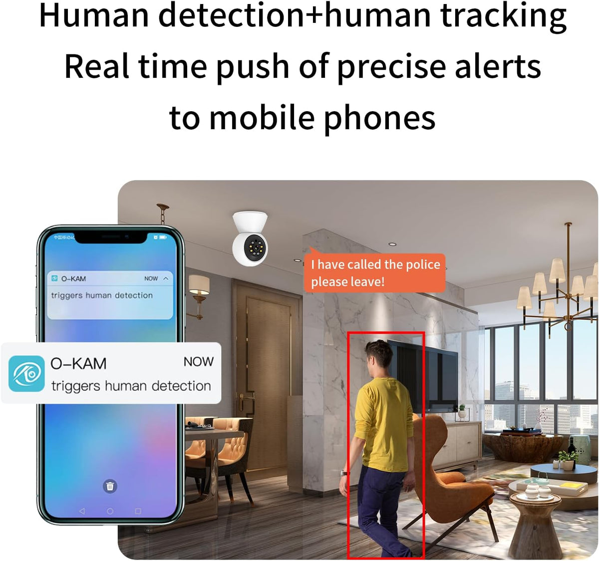 EVERSECU HD 2K 3.0MP WiFi Home Security Camera, Pan/tilt, Humanoid Auto Tracking, 2 Way Audio, Night Vision, Compatible with Alexa, Baby Monitor Elder Pet Camera(4pcs)