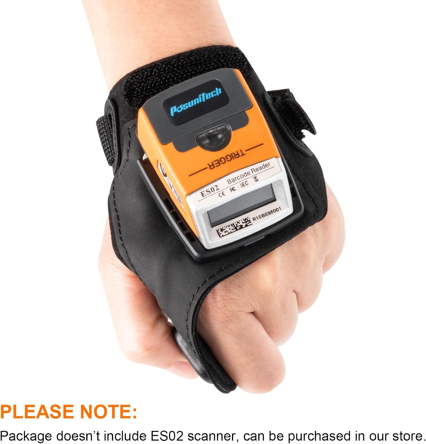 PG06 Left Hand Finger Trigger Glove Barcode Scanner Accessory | Compatible with GS02/ES02/NS02, Hands-Free Scanning, 1D/2D Scanner Support, Dustproof Design, Comfortable Wear