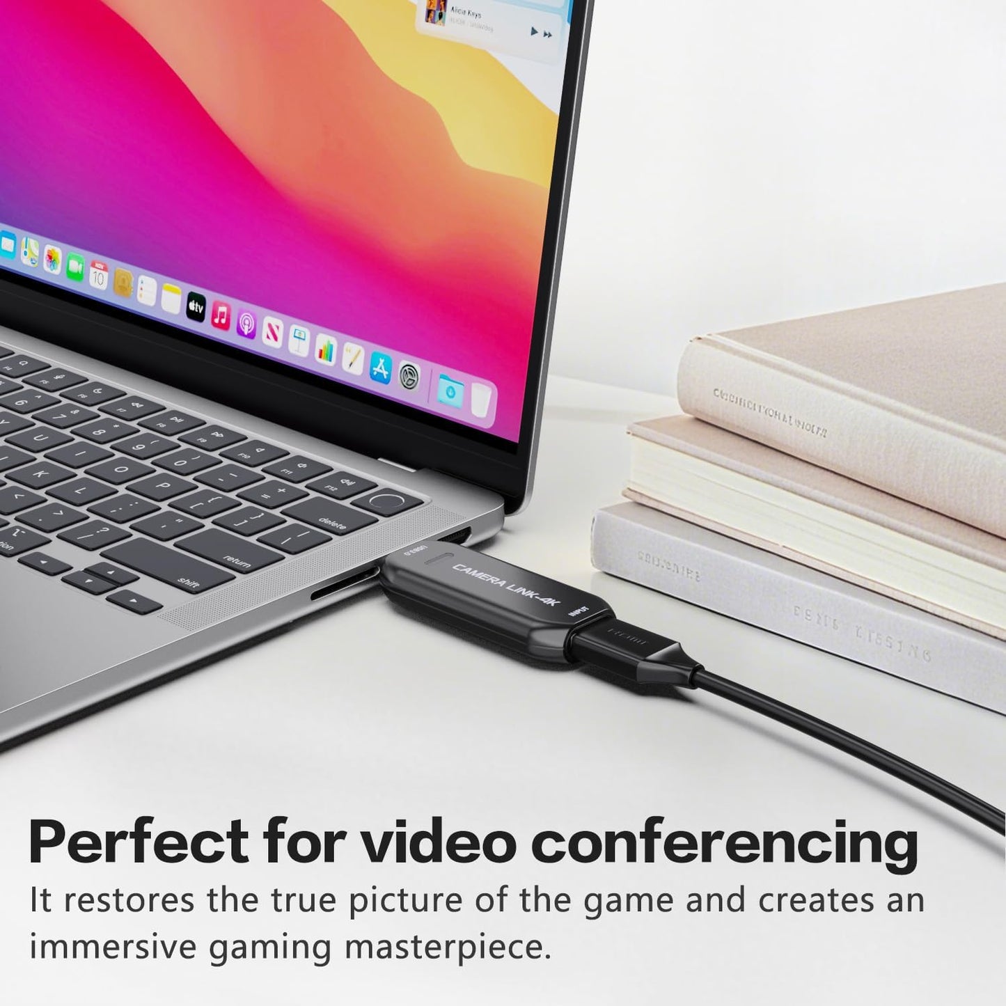Cam Link 4K – External Capture Card for DSLR Camcorder ActionCam as Webcam, HDMI to USB 3.0, Meet/Stream/Record in 4K60/1080p120, Easy Connect for OBS/Zoom, Windows/Mac