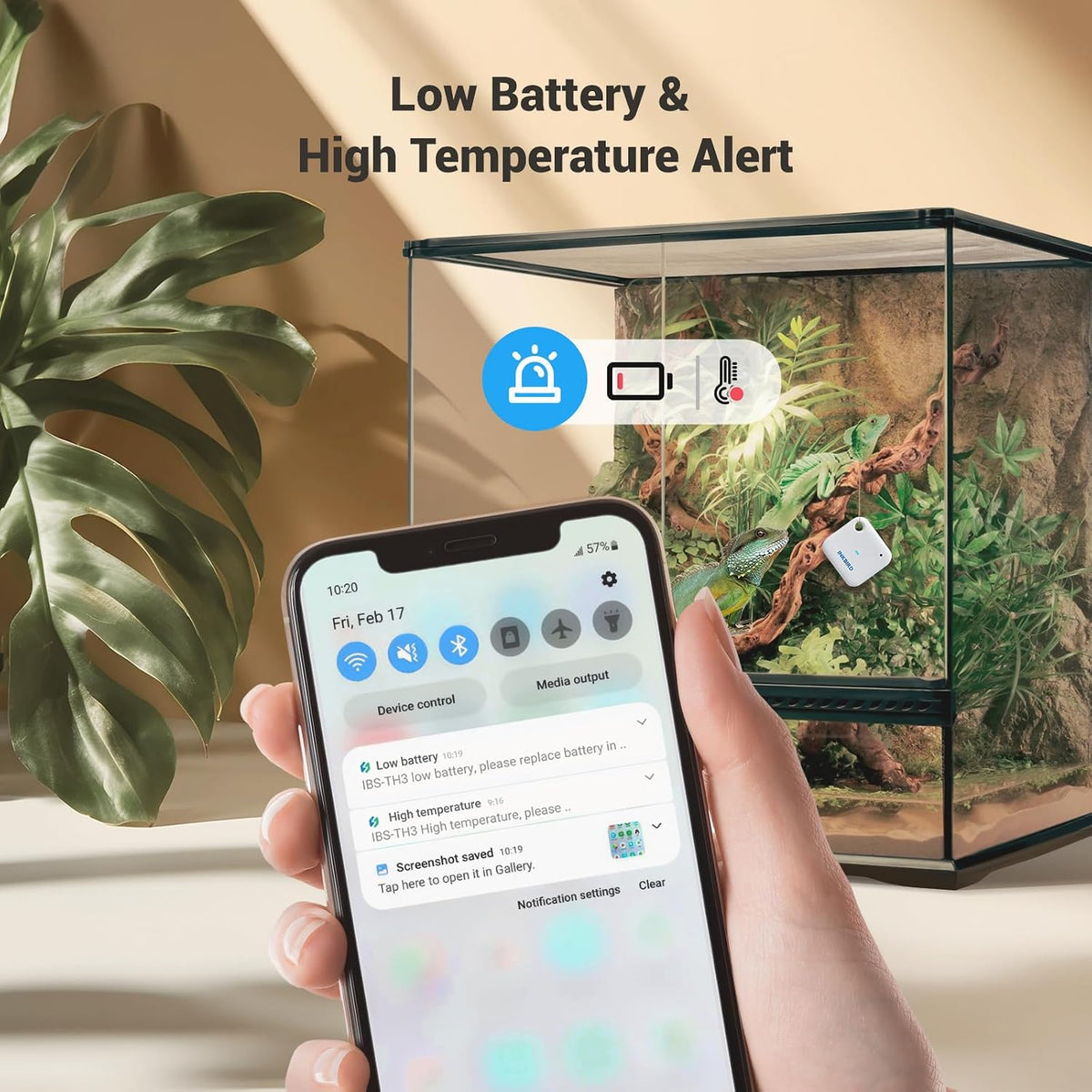 INKBIRD WiFi Thermometer Temperature and Humidity Sensor for Home
