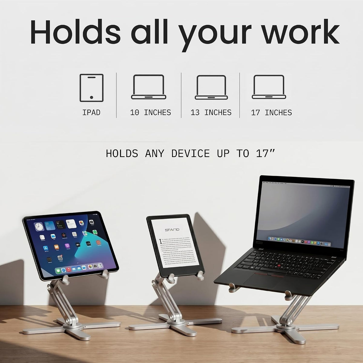Model-X 2.0 Laptop Stand, Laptop Stand for Desk Adjustable Height