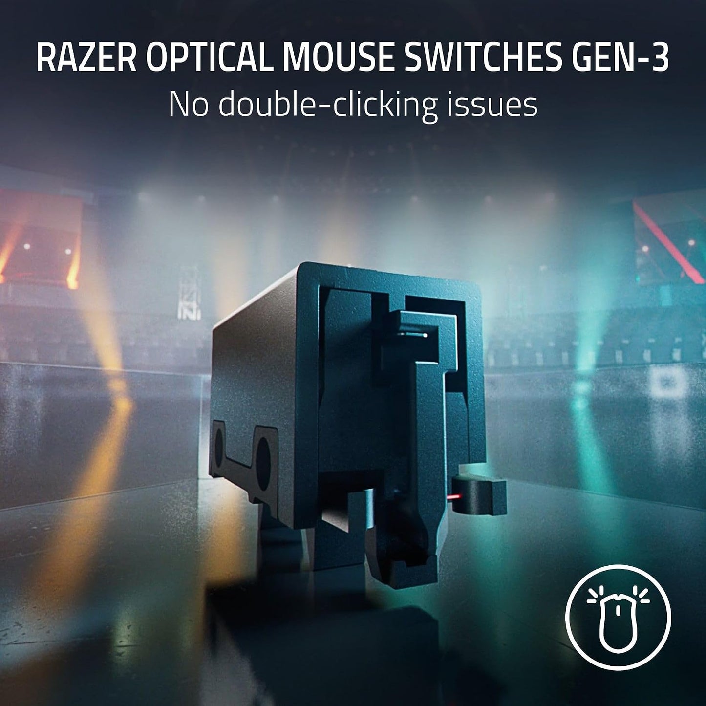 Razer DeathAdder V3 Pro Wireless Gaming Mouse, 63g, 90 Hr Battery, Black | Focus Pro 30K Optical Sensor, Fast Optical Switches Gen-3, HyperSpeed Wireless, 5 Programmable Buttons