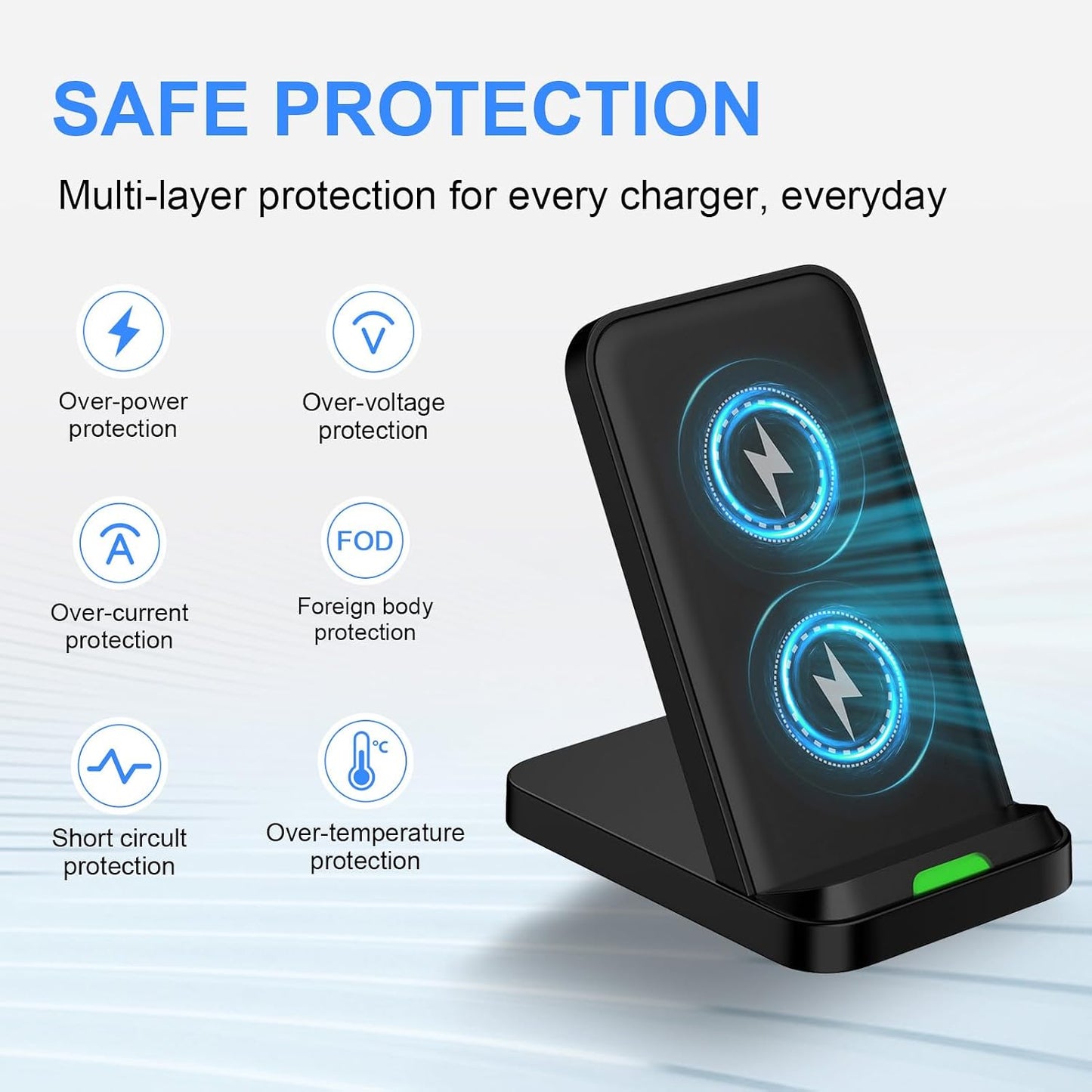 for Google Pixel Wireless Charging Stand for Pixel 10/10 Pro/10 Pro XL/9a/9 Pro/9 Pro XL/8/8 Pro/7/7 Pro/6/6 Pro/5, Android Wireless Phone Charger Fast Charging Station for Samsung S25 Ultra/S24 Plus
