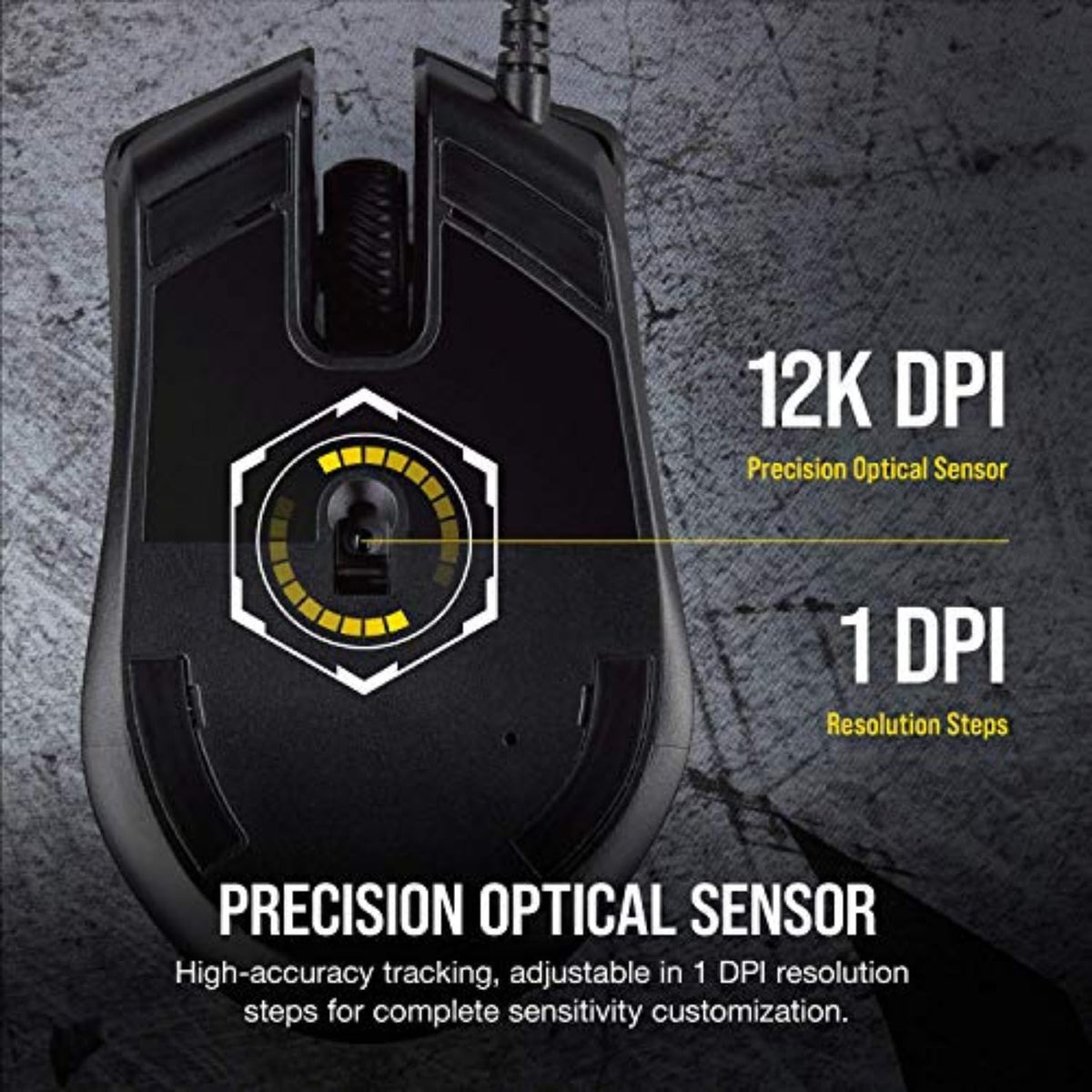Corsair Harpoon PRO RGB Wired Lightweight FPS/MOBA Gaming Mouse – 12,000 DPI – 6 Programmable Buttons – iCUE Compatible – PC, Mac, PS5, PS4, Xbox – Black