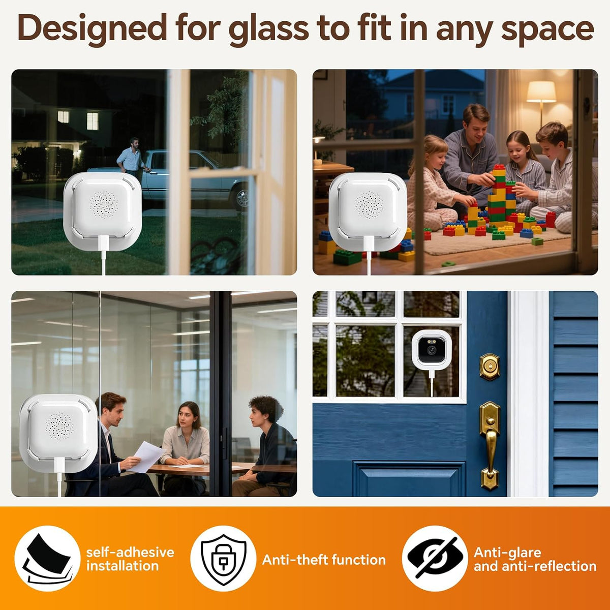 2K 3MP Window Camera, Indoor Cameras for Home Security, 2.4GHz & 5GHz WiFi