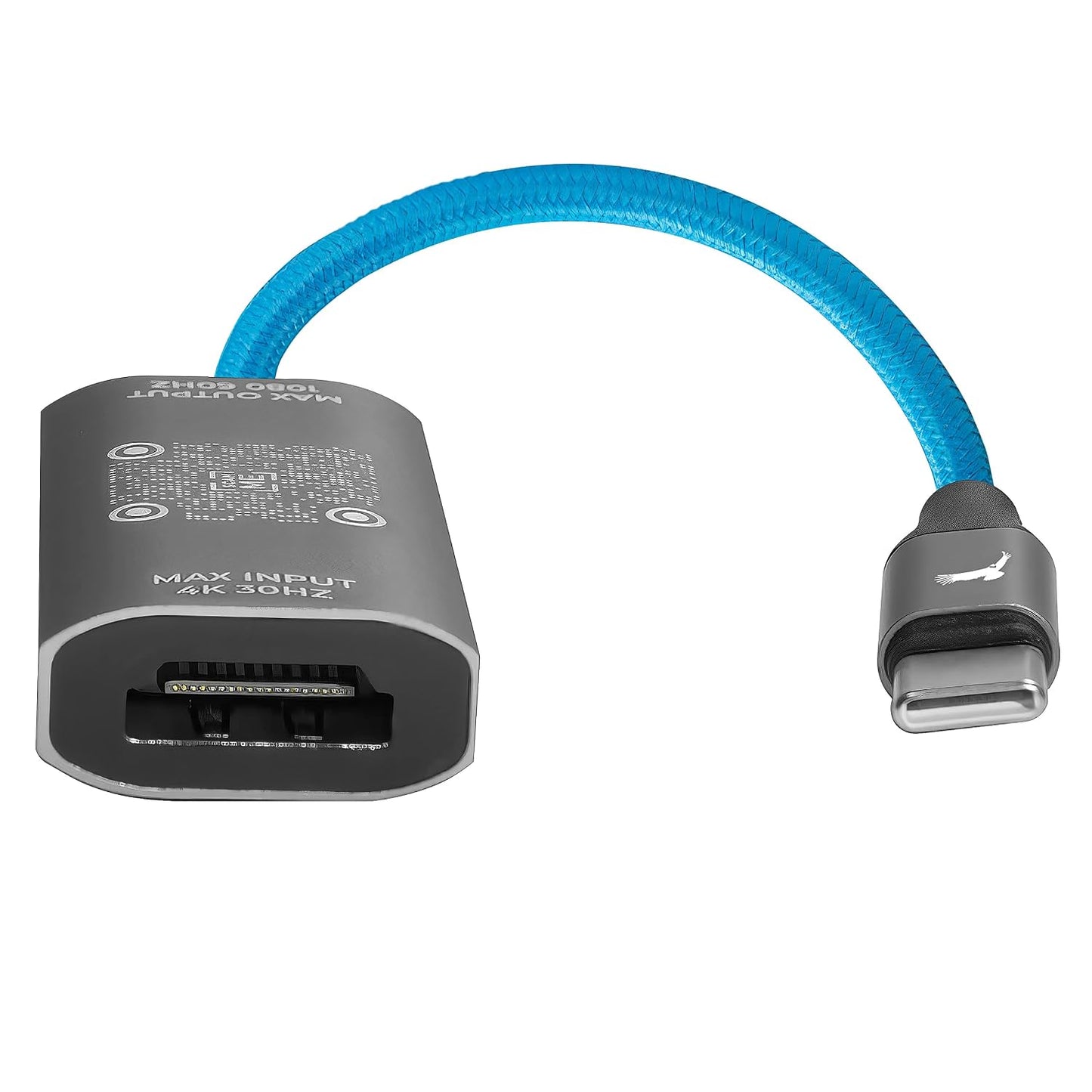 KONDOR BLUE | USB-C to HDMI Capture Card for Live Streaming – Video & Audio | Compatible with Zoom, Skype, OBS, ECamm, VLC, YouTube, Facebook, & Restream + More | Blue