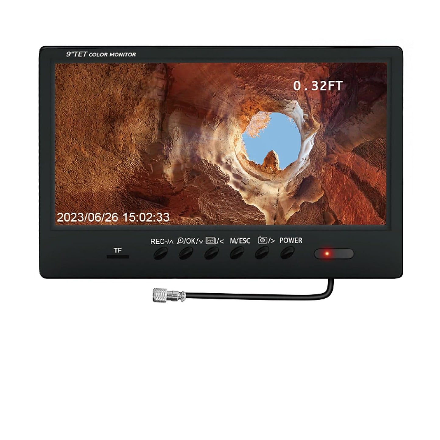 Anysun 9" Replacement Screen for Sewer Camera Mode 9DX23, High-Resolution LCD Screen, Compatible with Anysun HBUDS Pipe Inspection Cameras System-CR110-9DX23
