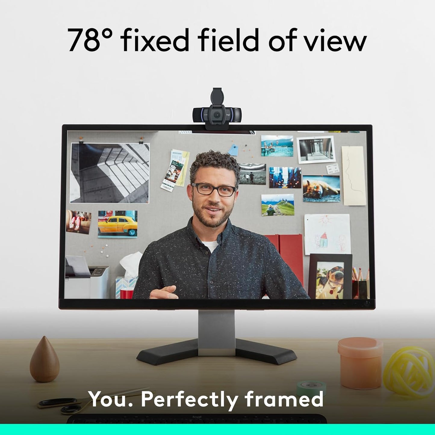 Logitech C920e HD 1080p Mic Enabled Webcam Certified Zoom Microsoft Teams | Certified for Zoom, Microsoft Teams compatible, TAA compliant