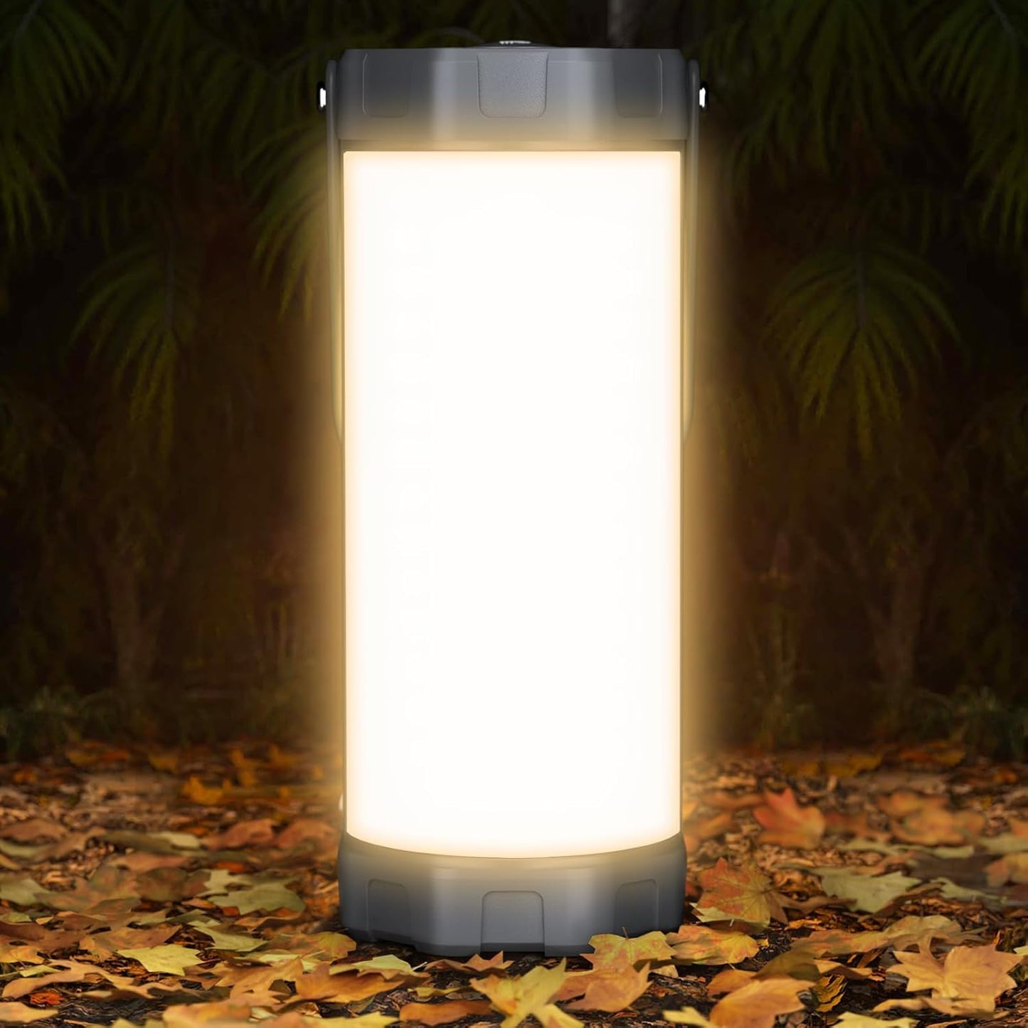 Glocusent 106 LED Camping Lights, 5000mAh Rechargeable Lantern for Outages | 5 Brightness 3 Modes & SOS, Lasts 80hrs, IP68 Waterproof, Max 1200LM, 5000mAh Lanterns, Hiking, Emergency Camping Essentials