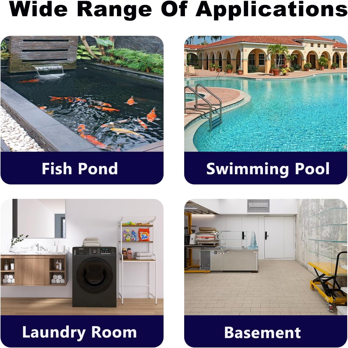 Sump Pump Alarm,110v High Water Level Detector Alarm,Water Leak Detection with 110dB and LED Indicator,10ft Cord Small Water Level Sensor for Pool,Pond,Tank AL-1