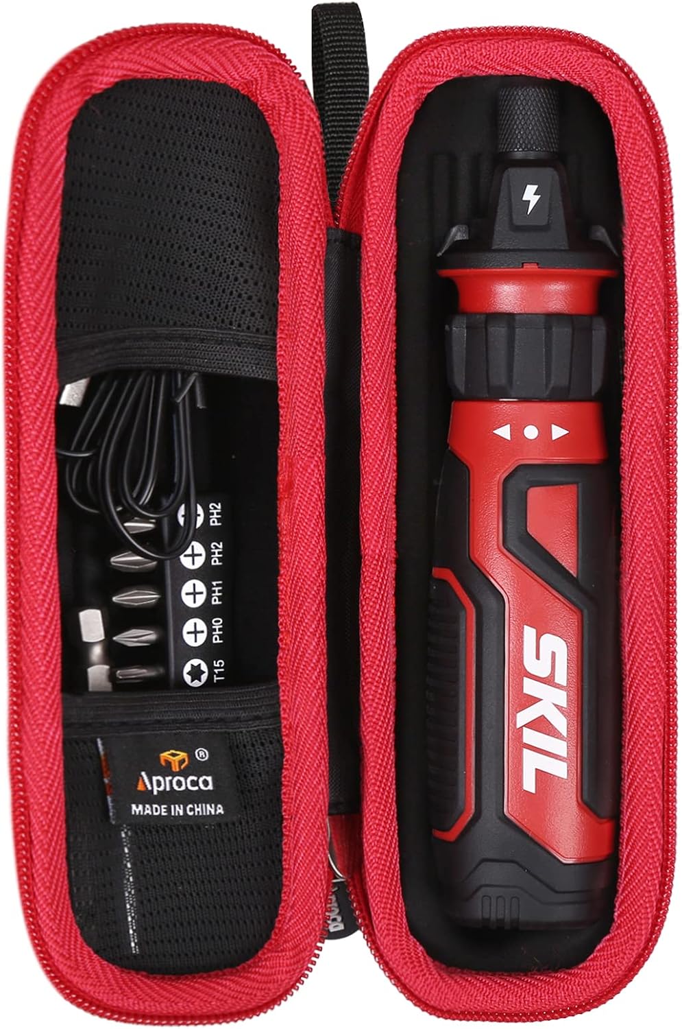 Aproca Case Compatible with SKIL SD561201 / Twist 2.0 Rechargeable 4V Cordless Screwdriver, Portable Storage Bag for Accessories (Case Only)