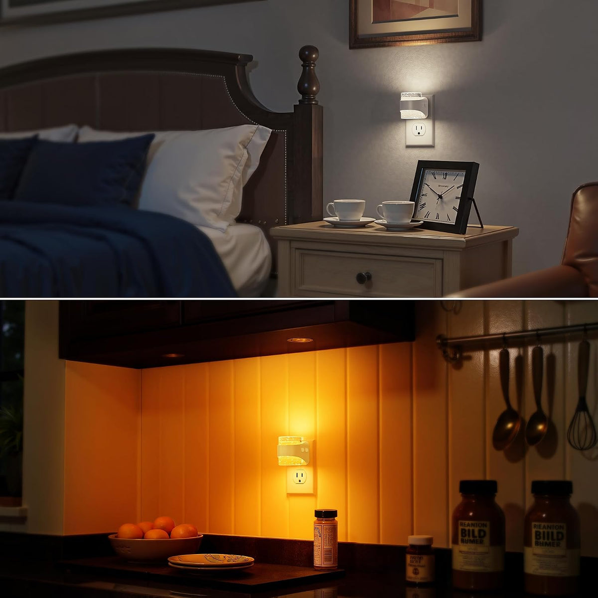 Briignite Night Light Dimmable Night Lights Plug Into Wall Bubble Design