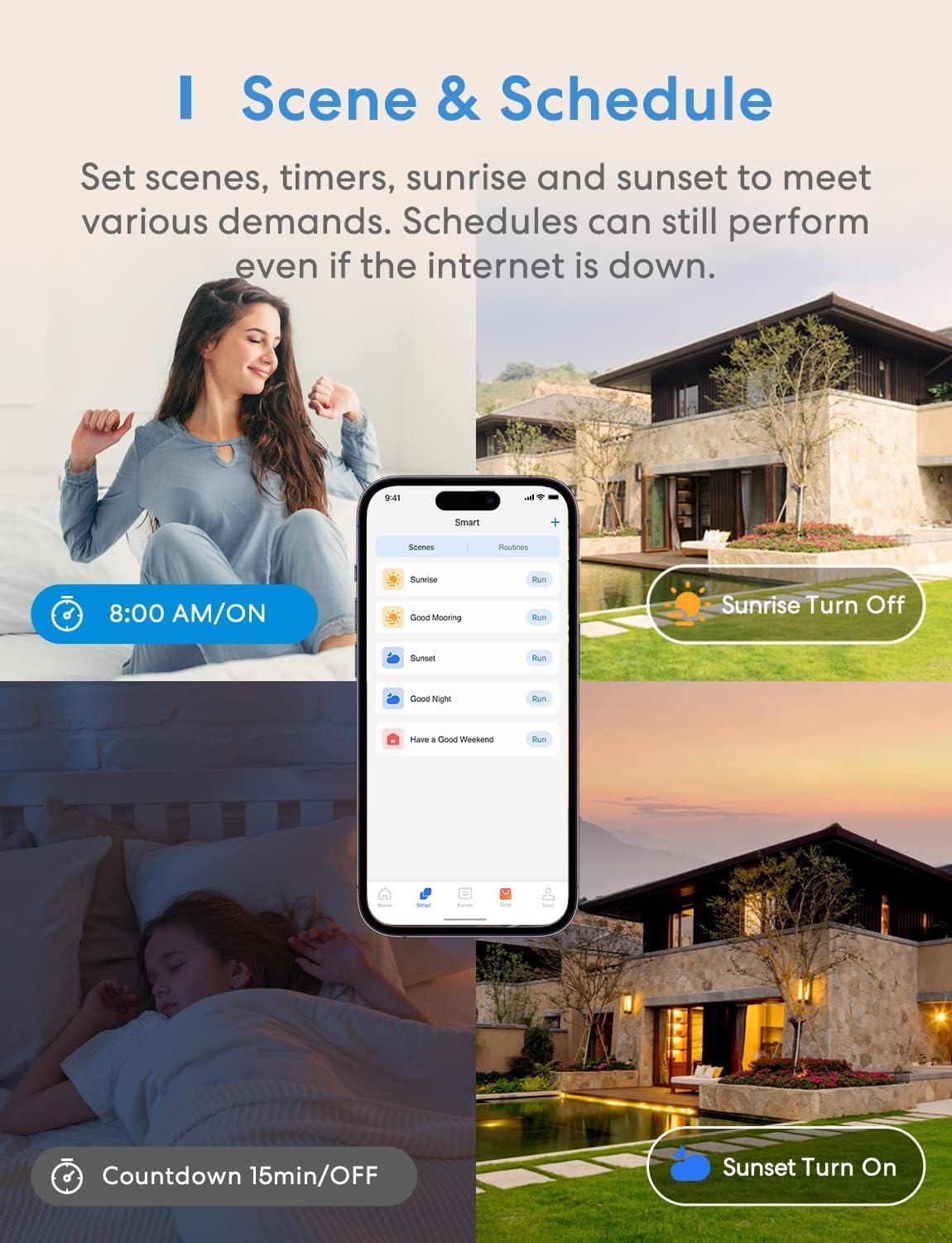 meross Smart Light Switch Supports Apple HomeKit, Siri, Alexa, Google Assistant & SmartThings, 2.4GHz Wi-Fi Light Switch, Neutral Wire Required, Single Pole, Remote Control Schedule, 1 Pack
