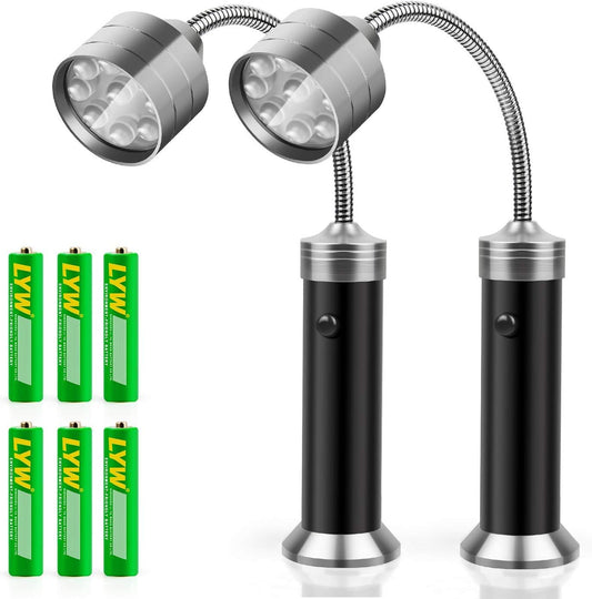 Barbecue Grill Light for Outdoor Grill, Super-Bright Led BBQ Lights, Gifts for Men, Traeger Pit Boss Smoker Grill Accessories,Batteries Included