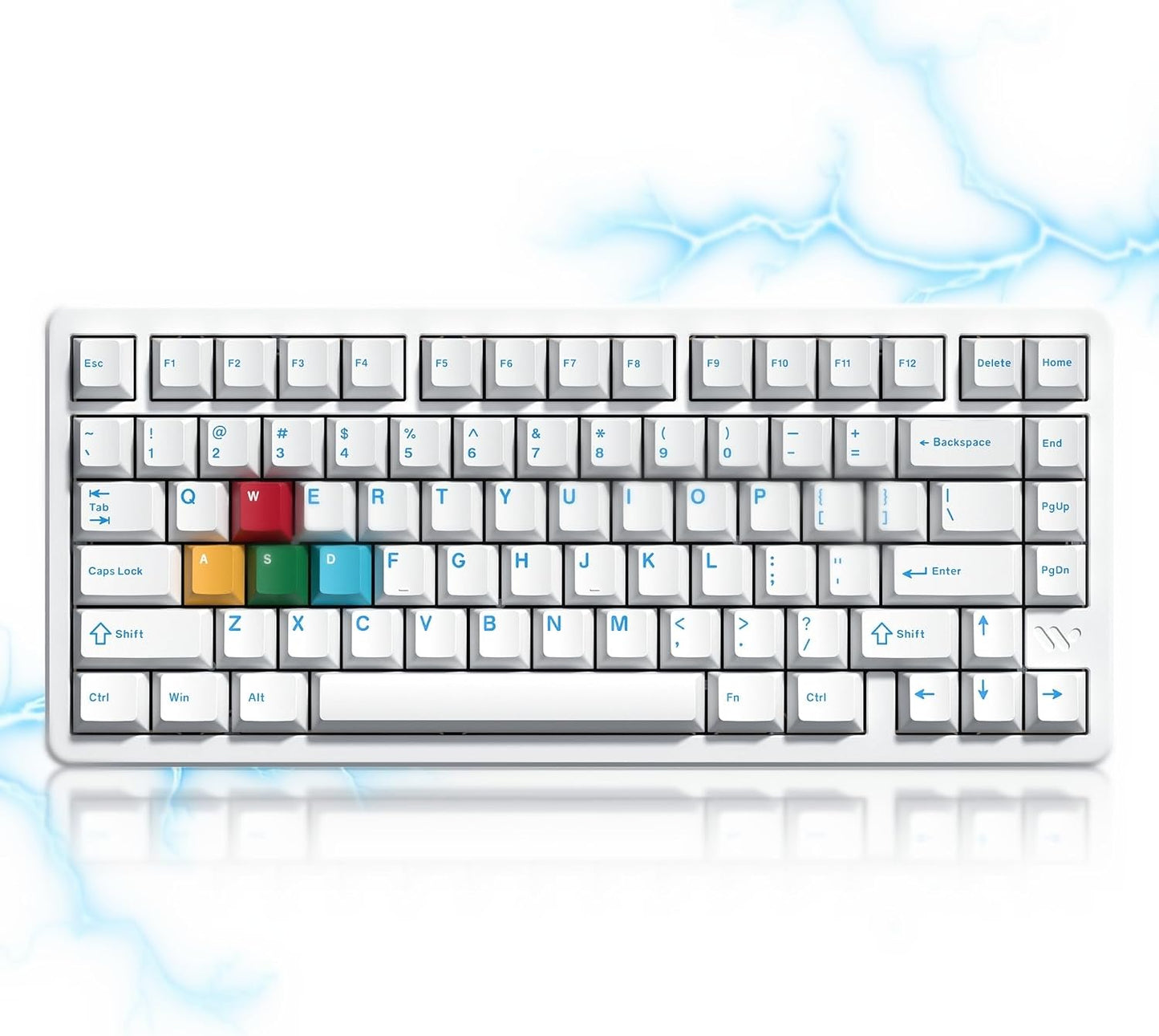Womier SK75 TMR/HE Keyboard Gaming 75% Hall Effec, Mechanical Keyboard | Rapid Trigger Wireless Custom Magnetic Switch Keyboard with 8000 Hz Hot Swap, BT/2.4G/USB-C with Mac Windows Linux-Aluminum