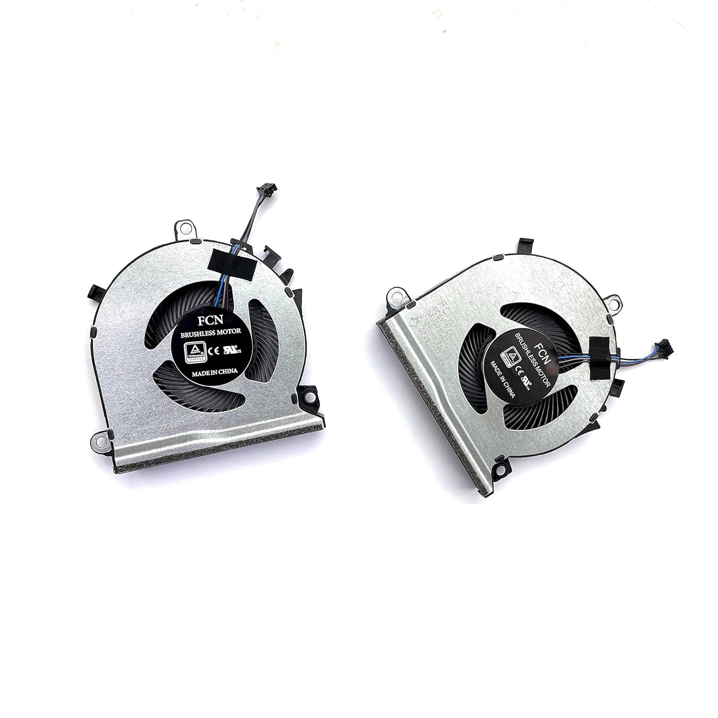 (2 Pack) CPU+GPU Cooling Fan Replacement for HP Pavilion Gaming 15-EC 16-A L77560-001 15-ec0001ne 15-ec0045AX 15-ec0002ng 15-ec0013dx 15-ec0751ms 15-ec0075ax 15-ec0001ne 16-a0075cl 16-a0032dx Pair Fan