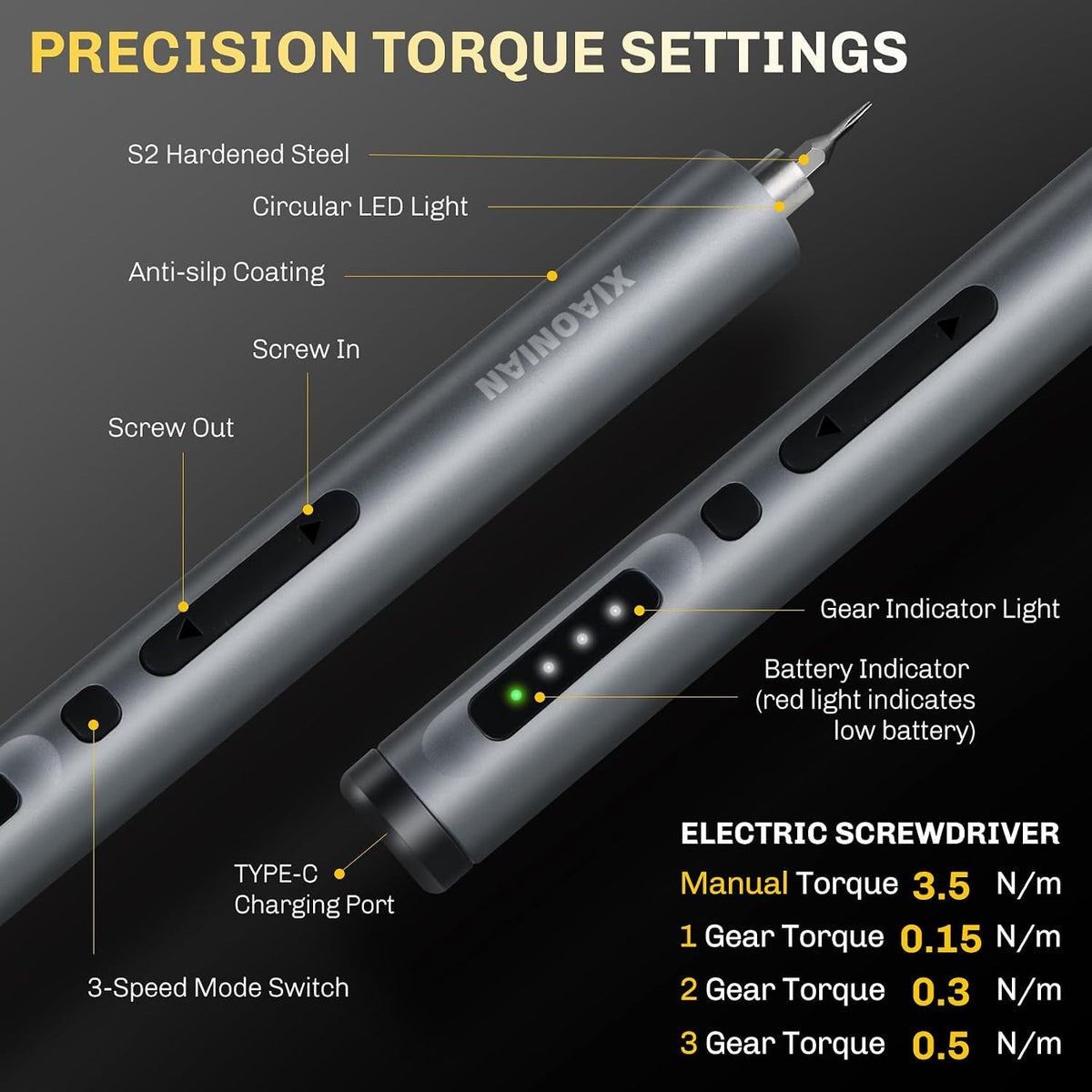 3.7V Precision Electric Screwdriver Set,50 IN 1 Small Power Magnetic Storage Mini Electric Screwdriver Cordless Set USB Charging Repair Tool Kit for Electronics Laptop Phone Camera Glasses Watch