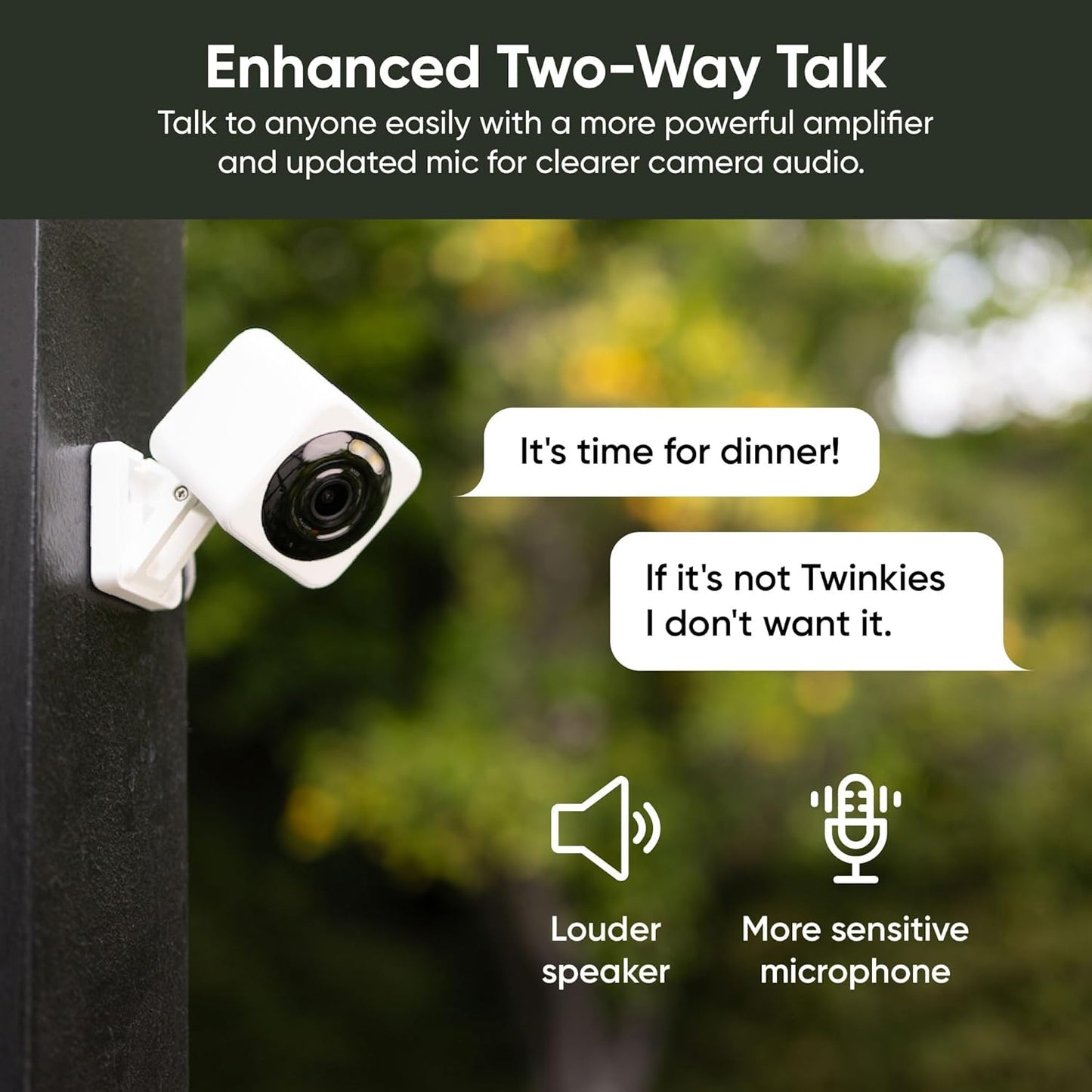 WYZE Cam v4, 2.5K WiFi Security Camera, Indoor/Outdoor Cameras for Home Security, Motion Activated Spotlight/Siren, Color Night Vision, 2-Way Audio, Compatible with Alexa & Google (Renewed)