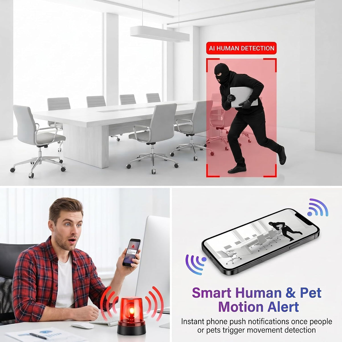 1080P Mini Hidden Camera Wireless, Indoor Security Camera with Motion Detection & Night Vision, App Control - Ideal Nanny Cam, Pet Monitor for Home Office