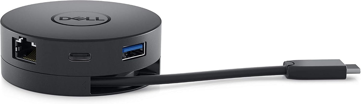 Dell DA300 USB-C Mobile Adapter, Bases & Docking Stations, Black