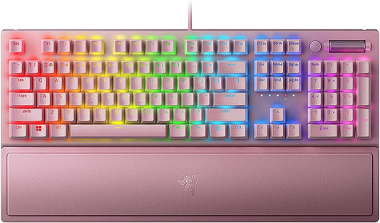 Razer BlackWidow V3 Mechanical Gaming Keyboard, Green Mechanical, Quartz | Tactile & Clicky, Chroma RGB Lighting, Compact Form Factor, Programmable Macro Functionality