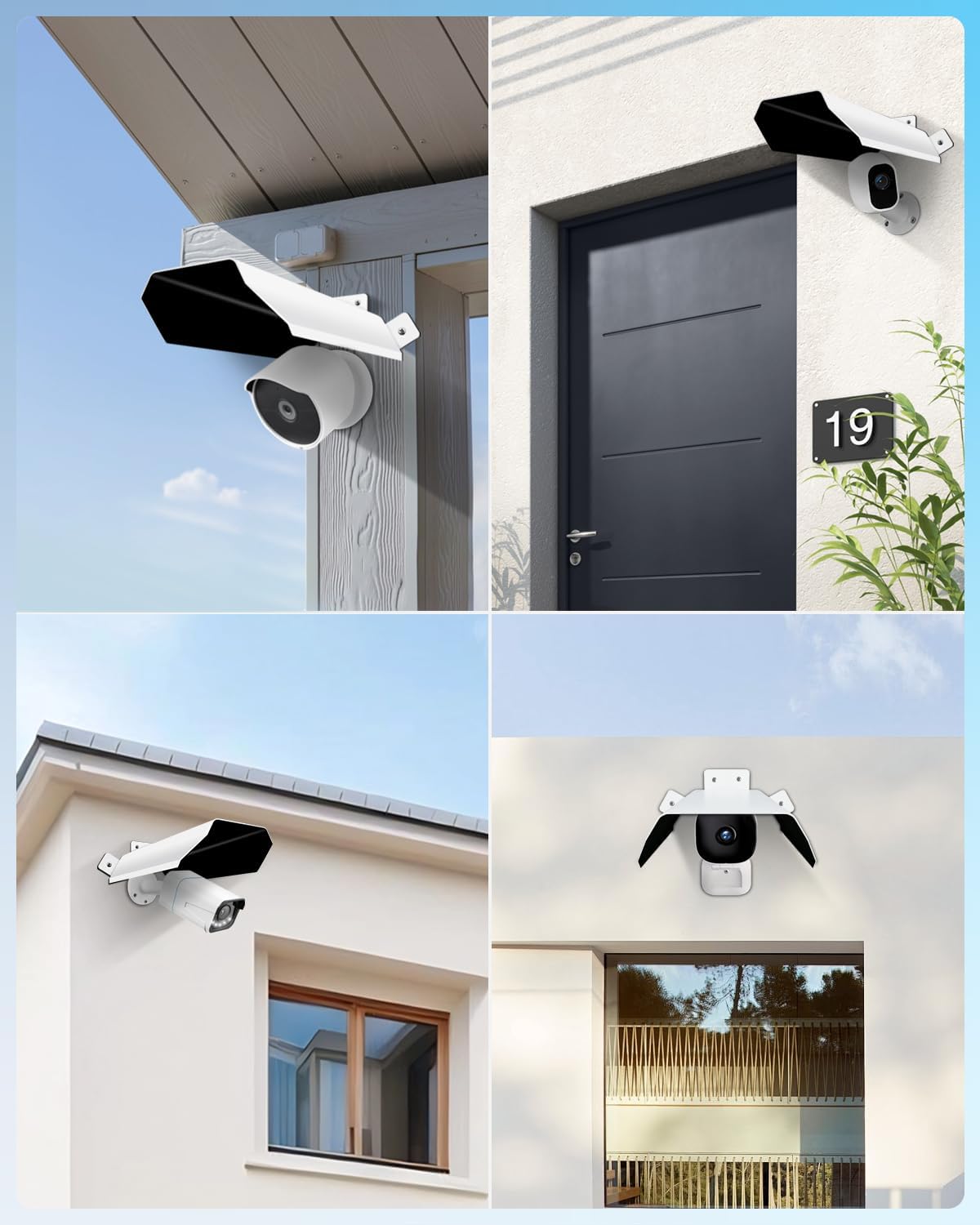 Universal Security Camera Sun Rain Cover Shield