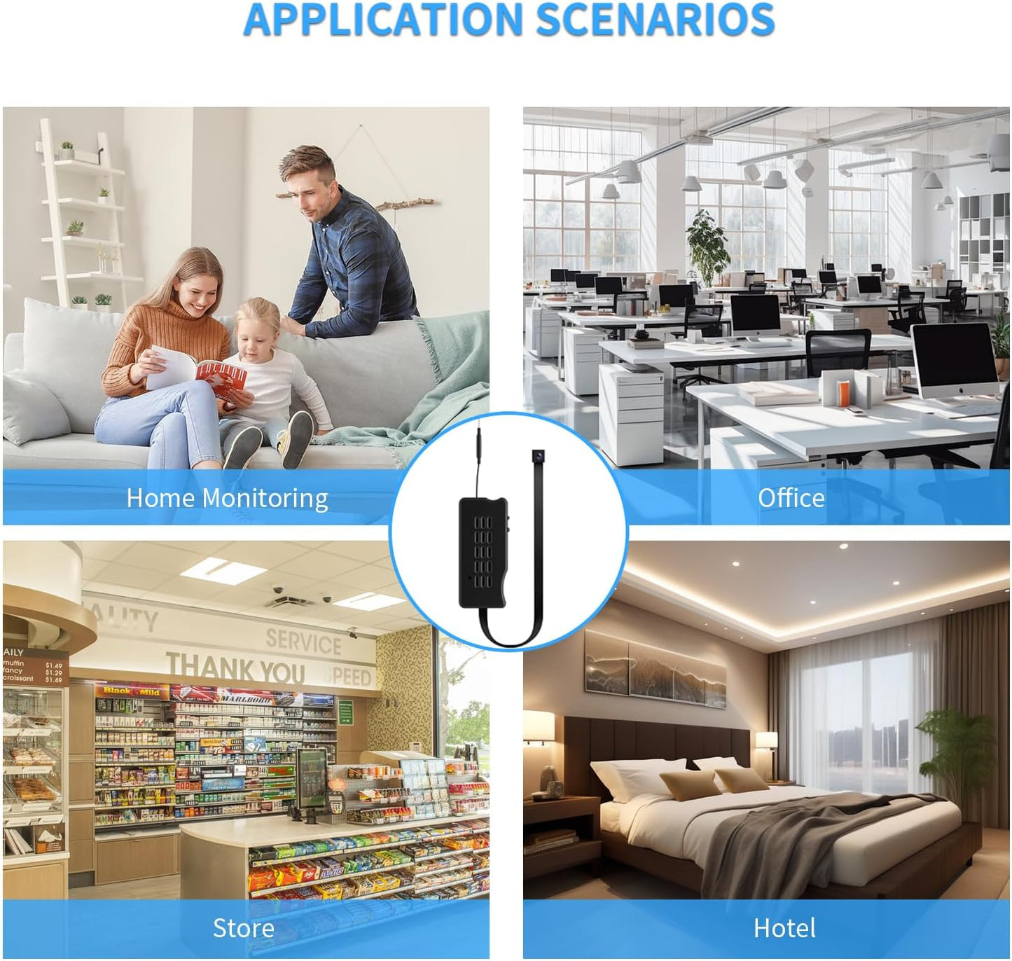 HiSpyCam Mini Camera DIY Module HD 1080P Camera Small WiFi Security Cameras Tiny Wireless Nanny Cam