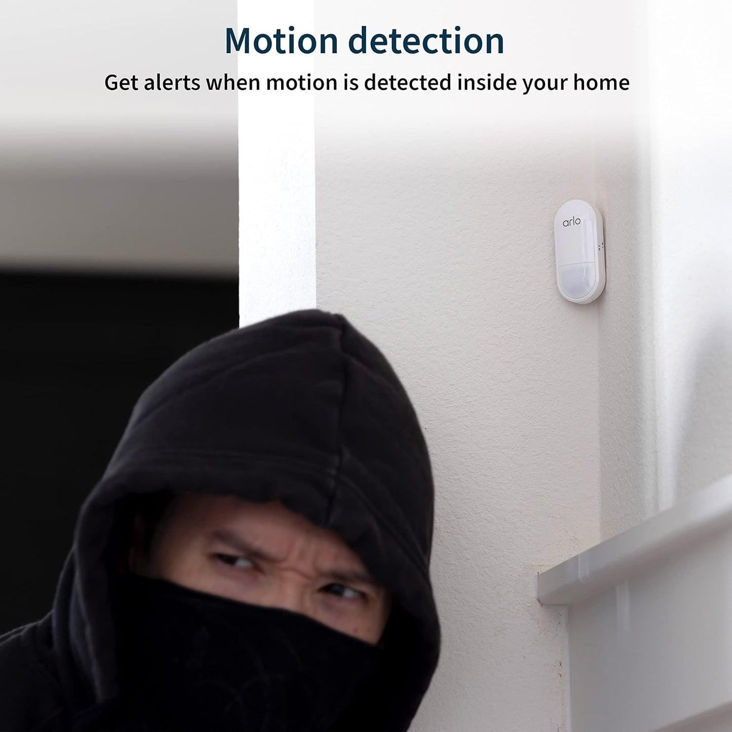 Arlo All-in-One Sensor - 8 in 1 with Open/Close Detection, Motion Sensor, Water Leak Detection, Freeze Detection, Tilt Detection, Smoke Alarm Listening, CO Alarm Listening - 1 Pack, Add-On, MS1001