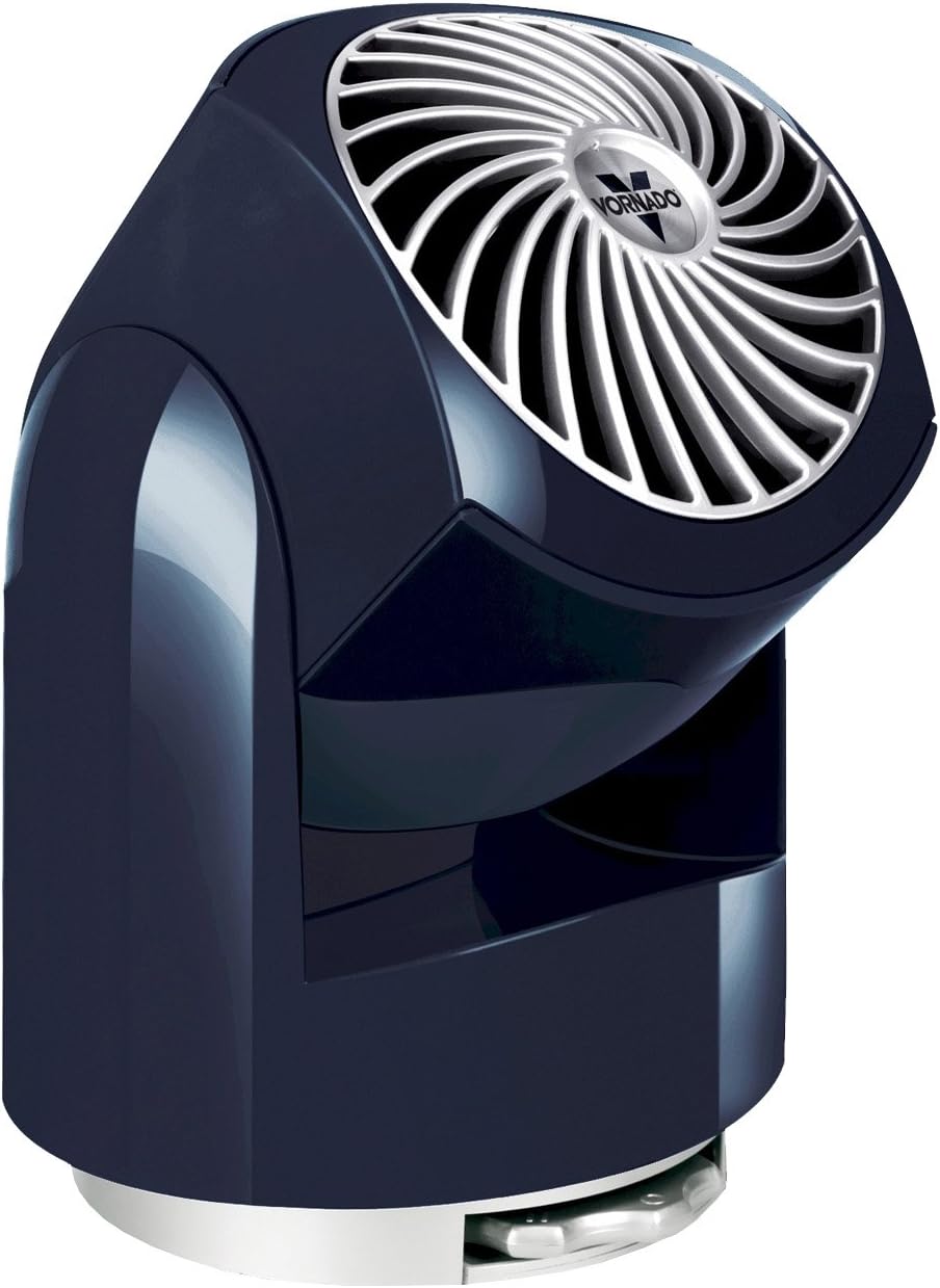 Vornado Flippi V6 Compact Air Circulator Fan, Quiet Portable Travel Fan for Office or Bedroom, Adjustable Head, 2 Speeds, Storm Gray