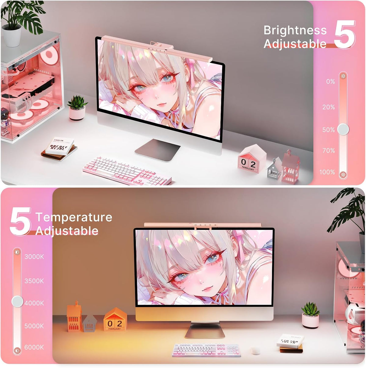 LED Monitor Light Bar, Computer Monitor Lamp for Home Office & Gaming