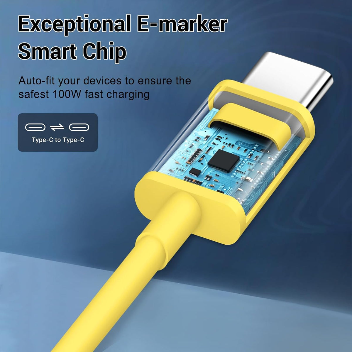 iPhone 18 17 16 15 Charger Fast Charging Type C USB C Chargers Yellow