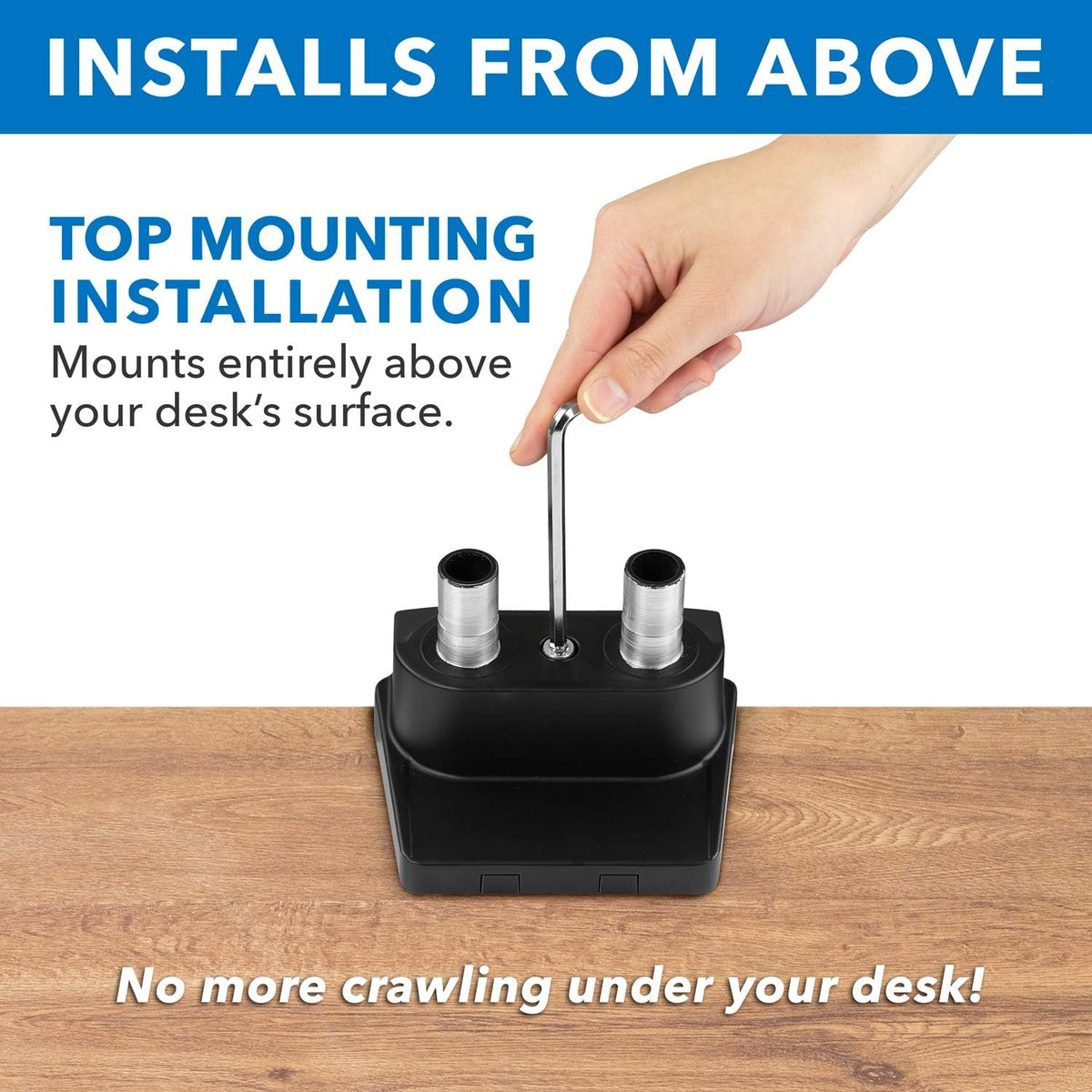 Mount-It! Dual Monitor Arm Desk Stand, 24-32" Screens