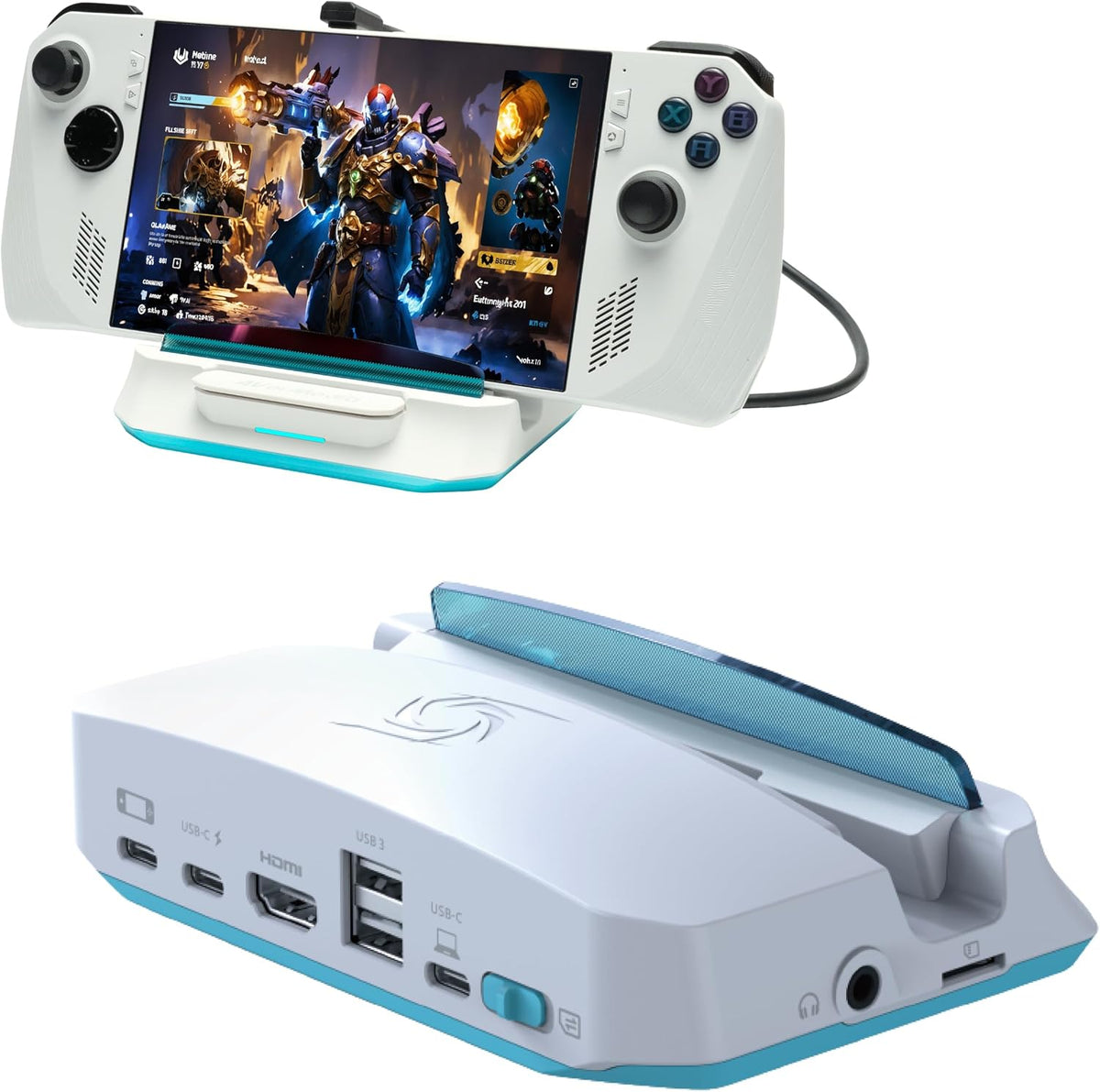 AVerMedia Steam Deck Dock with HDMI 4K@60Hz, USB C Charging, Screen Mirroring, Video Capture for Switch, Steam Deck, ROG Ally, Legion Go, MSI Claw, iPhone, iPad - X'TRA GO GC515