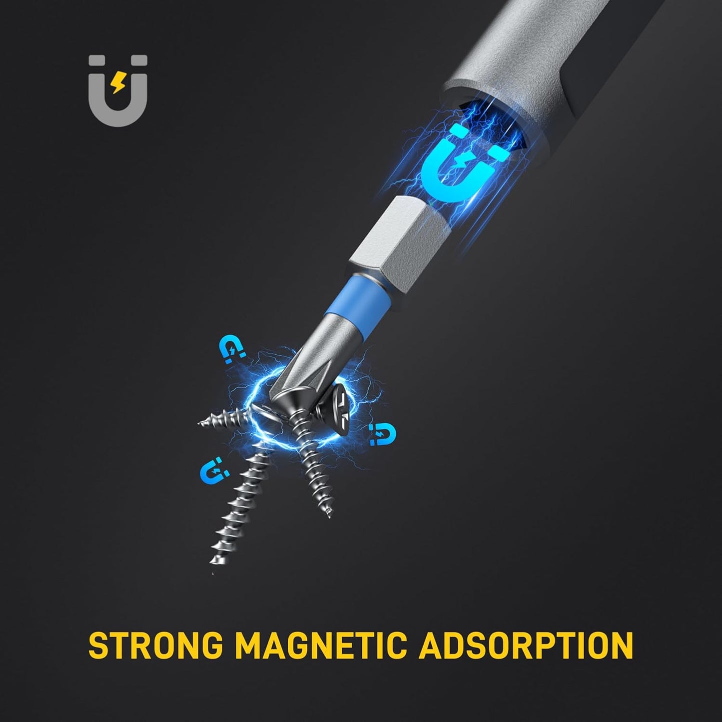 42 in 1 Magnetic Screwdriver Set, Multi Bit Ratcheting Screwdriver Set | with T Handle, Storage Case Repair Tool Kit for Computer, Eyeglass, Bicycles, Watch, Ring Doorbell, Furniture and DIY Man