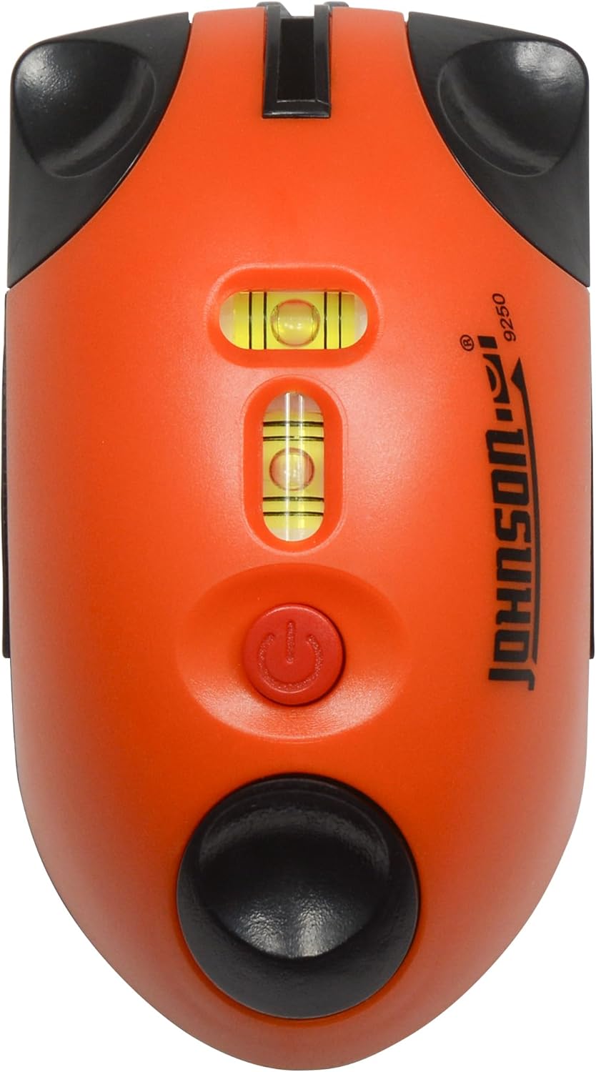 Johnson Level & Tool 9250 Laser Mouse, 30' Interior Range, Orange, 1 Laser Mouse