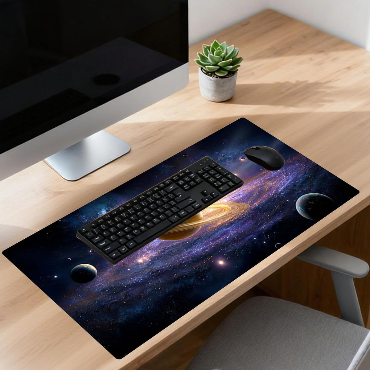 Nuxovilar Cosmic Large Mouse Pad 35.4x15.7in Desk Mat