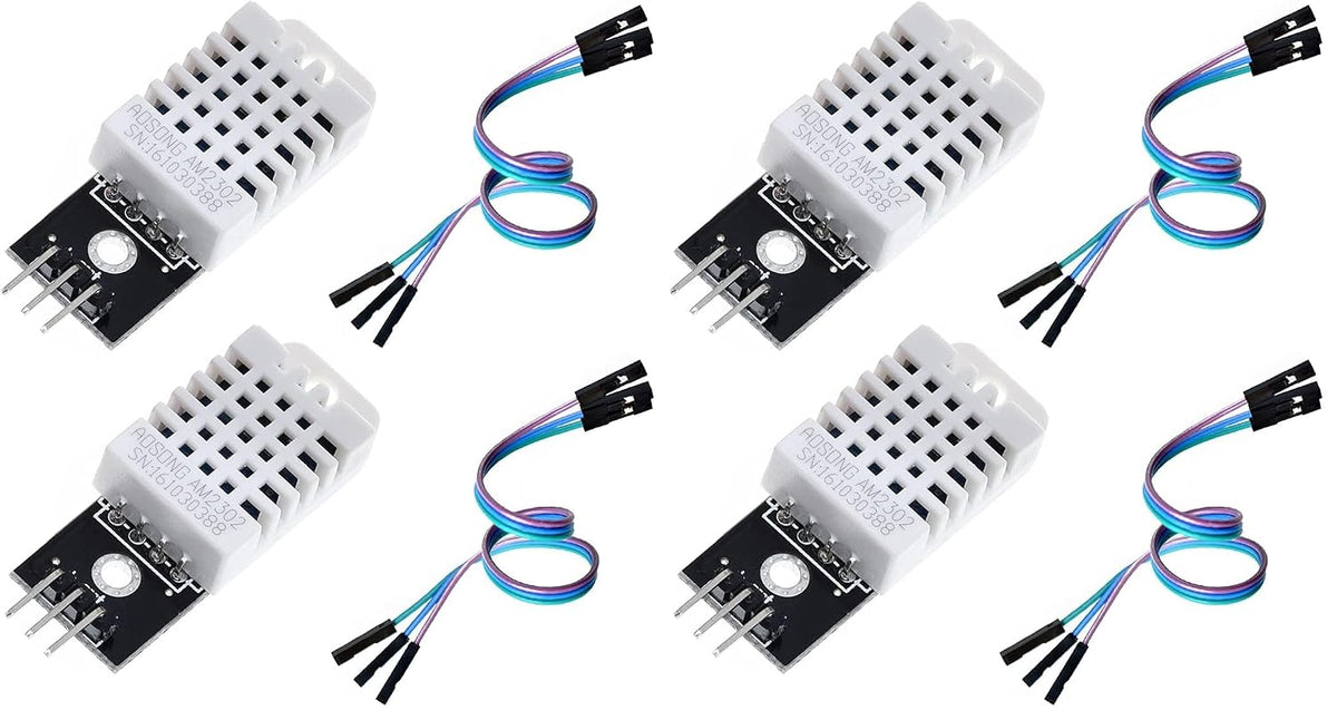 HiLetgo 2pcs DHT22/AM2302 Digital Temperature and Humidity Sensor Module Temperature Humidity Monitor Sensor Replace SHT11 SHT15 for Arduino Electronic Practice DIY