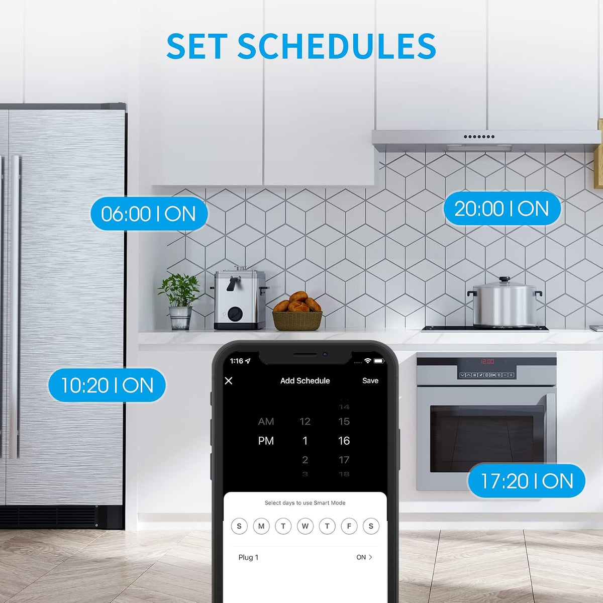 Dual Smart Plug 15A, Alexa & Google, Smartlife, 2.4 Ghz, ETL&FCC, 2-Pack