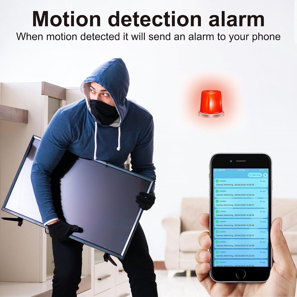 1080P Full HD Indoor WiFi Camera, Home Security Pet Monitor Nanny Cam, Night Vision & Motion Detection