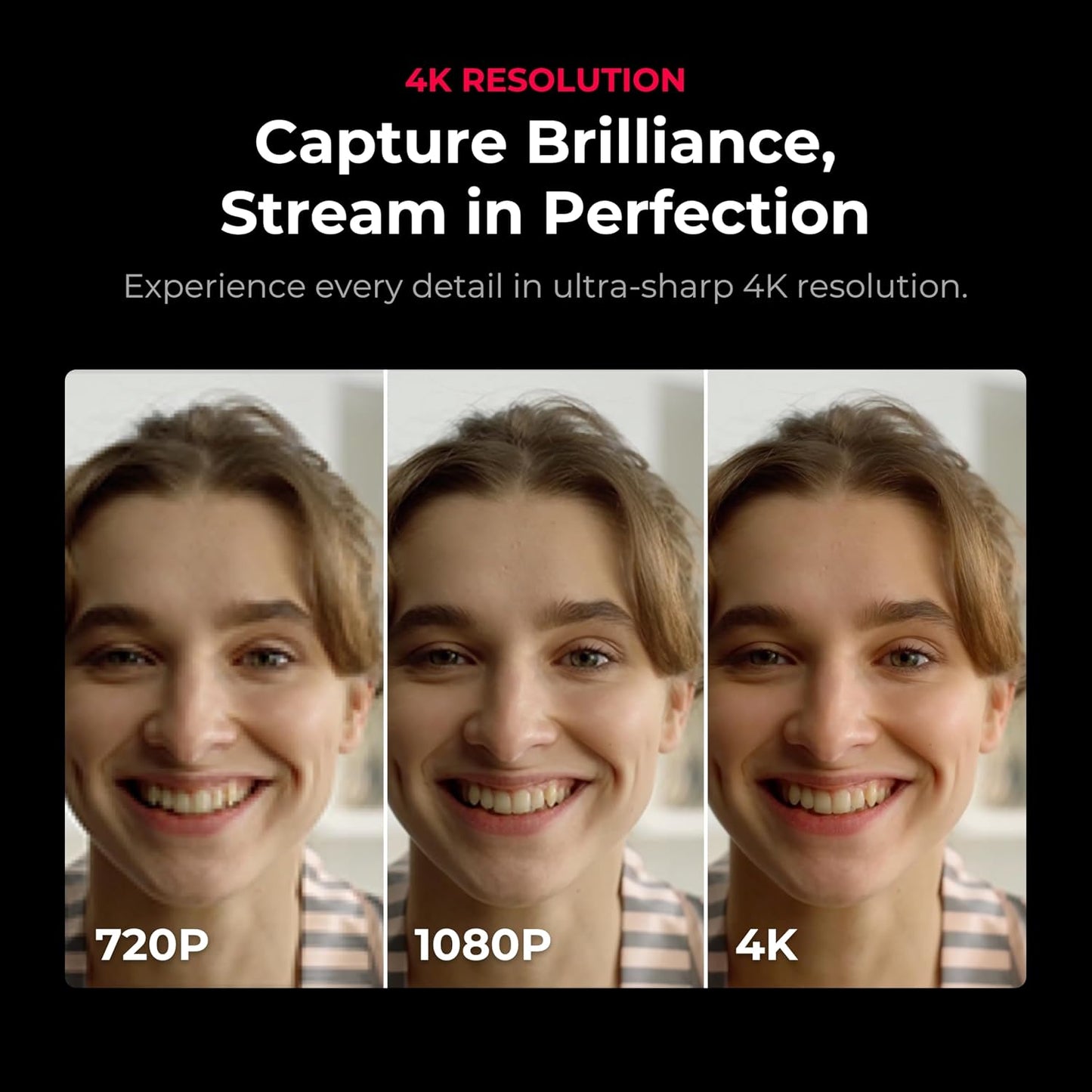 YOLOLIV YoloCam S7, 4K Streaming Webcam with 18mm Micro Four Thirds Lens | DSLR-Like Control, Cinematic Effects, ToF Autofocus, 4X Zoom,Interchangeable Lens, Plug & Play, for Twitch, YouTube, Zoom