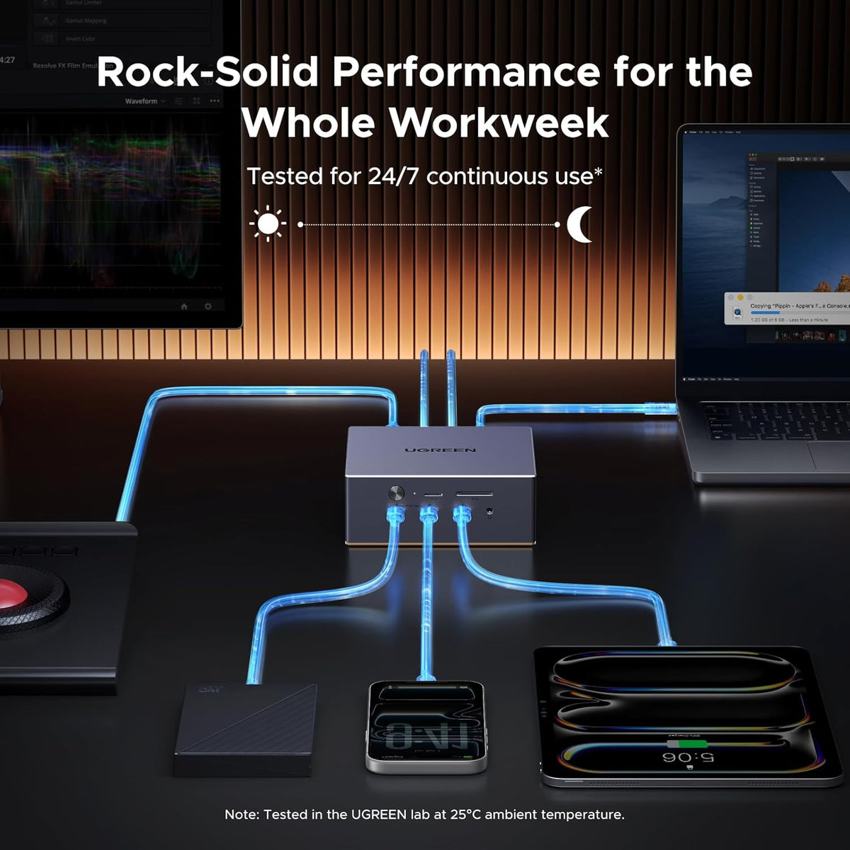 UGREEN Maxidok Thunderbolt 5 Docking Station, 8TB M.2 NVMe SSD Support