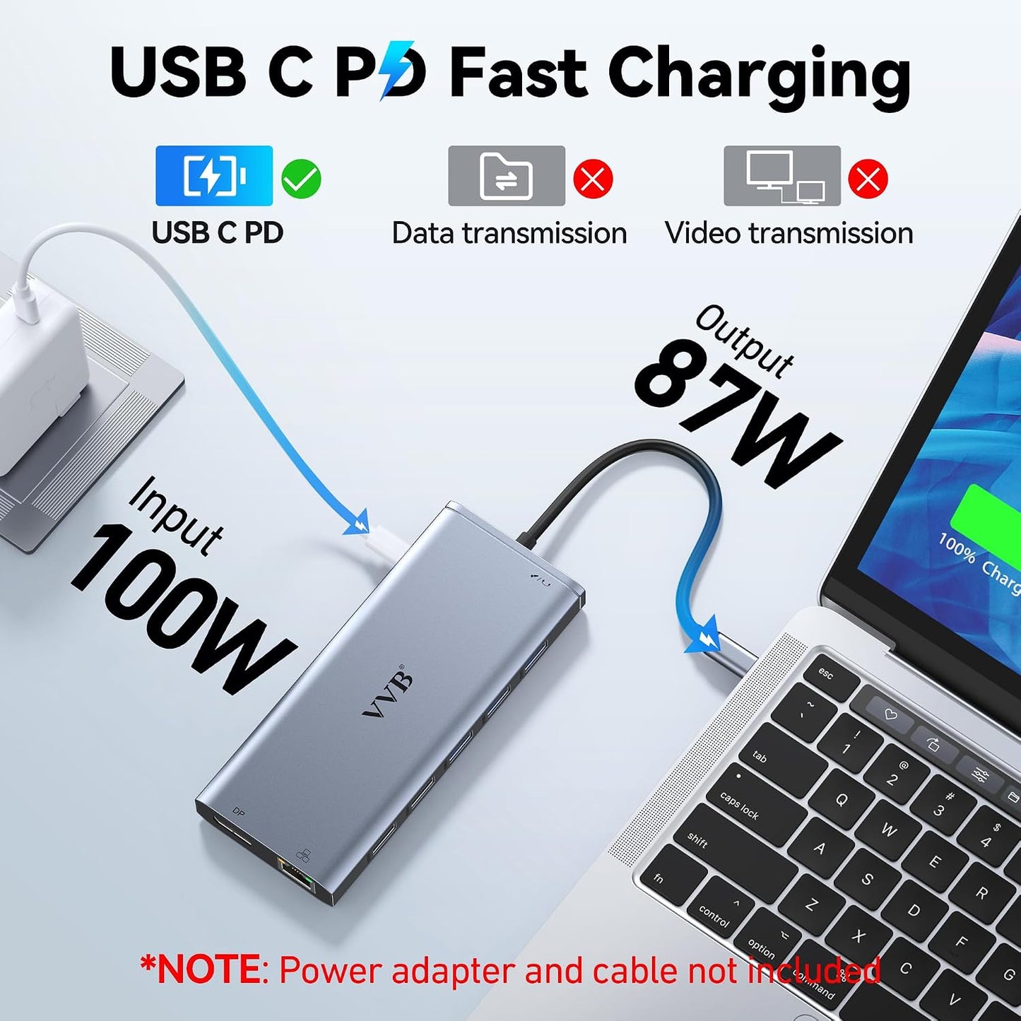 USB C Laptop Docking Station Dual Monitor HDMI Type C Hub Multiport Adapter | USB C Dongle Dock 14 in 1 USB C to 2 HDMI 4K+DisplayPort+Ethernet+4USB+2USB C+100W PD Charger+SD/TF for Dell/Lenovo/HP Laptop