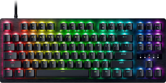 Razer Huntsman V3 TKL 8KHz Analog Optical Esports Gaming Keyboard, Black | Analog Optical Switches Gen 2 with Rapid Trigger, Adjustable Actuation, Snap Tap, PBT Keycaps, True 8000hz Polling Rate