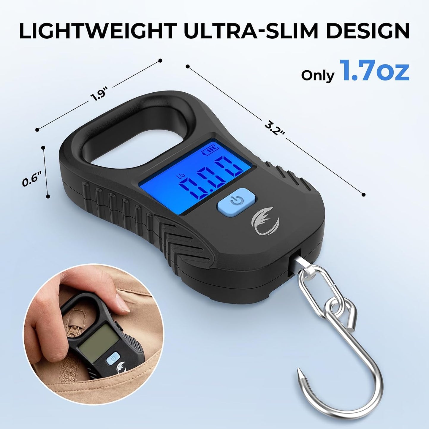 Calamus DriftWave Fishing Tool Kit, Fishing Gear, Fish Gift for Men | Multi-Function Tool Kit, Corrosion-Resistant Pliers, Fish Lip Gripper with Tape Measure, Digital Fish Scale