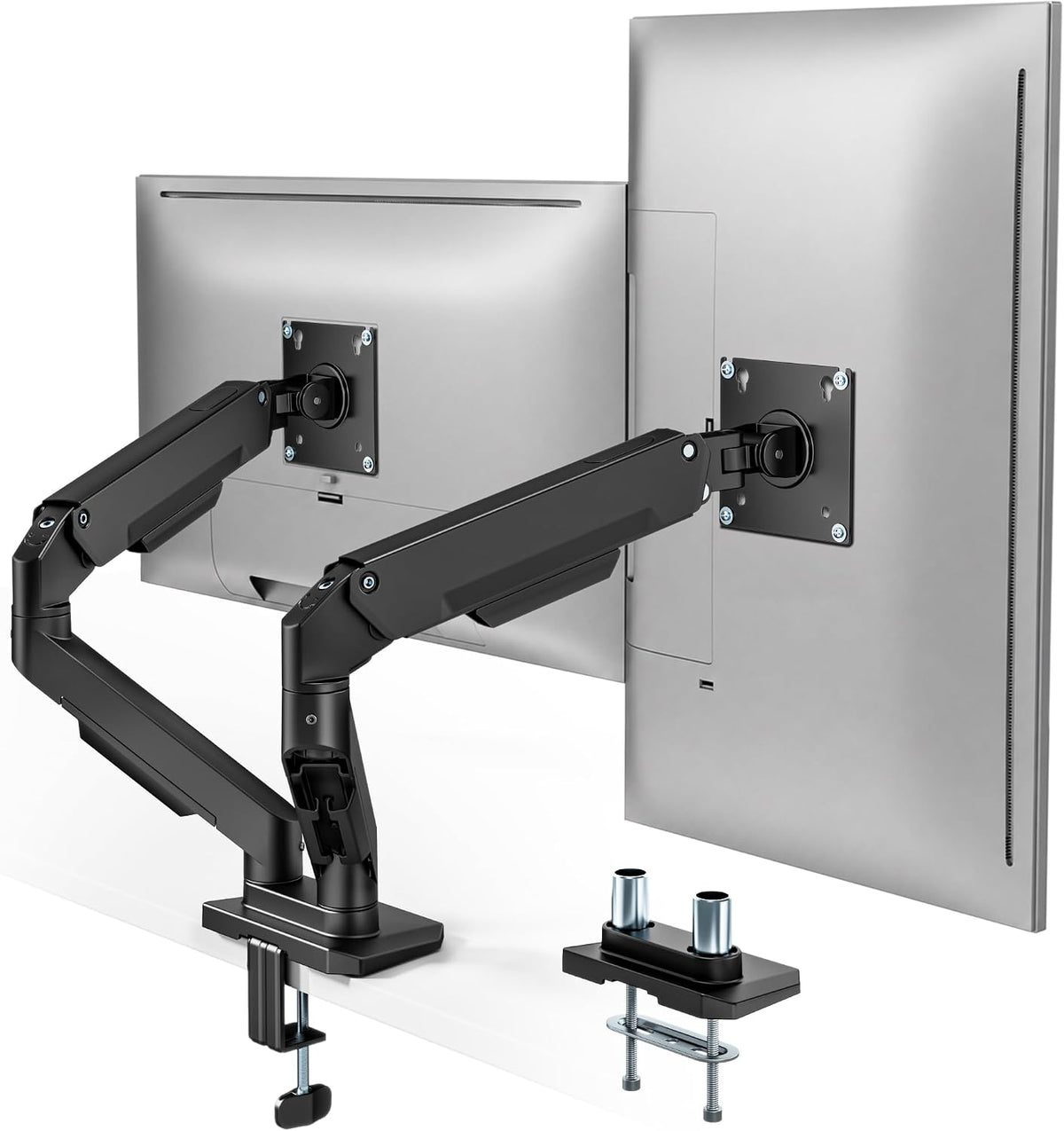 monTEK Dual Monitor Mount Monitor Arms for 17-32" Screen