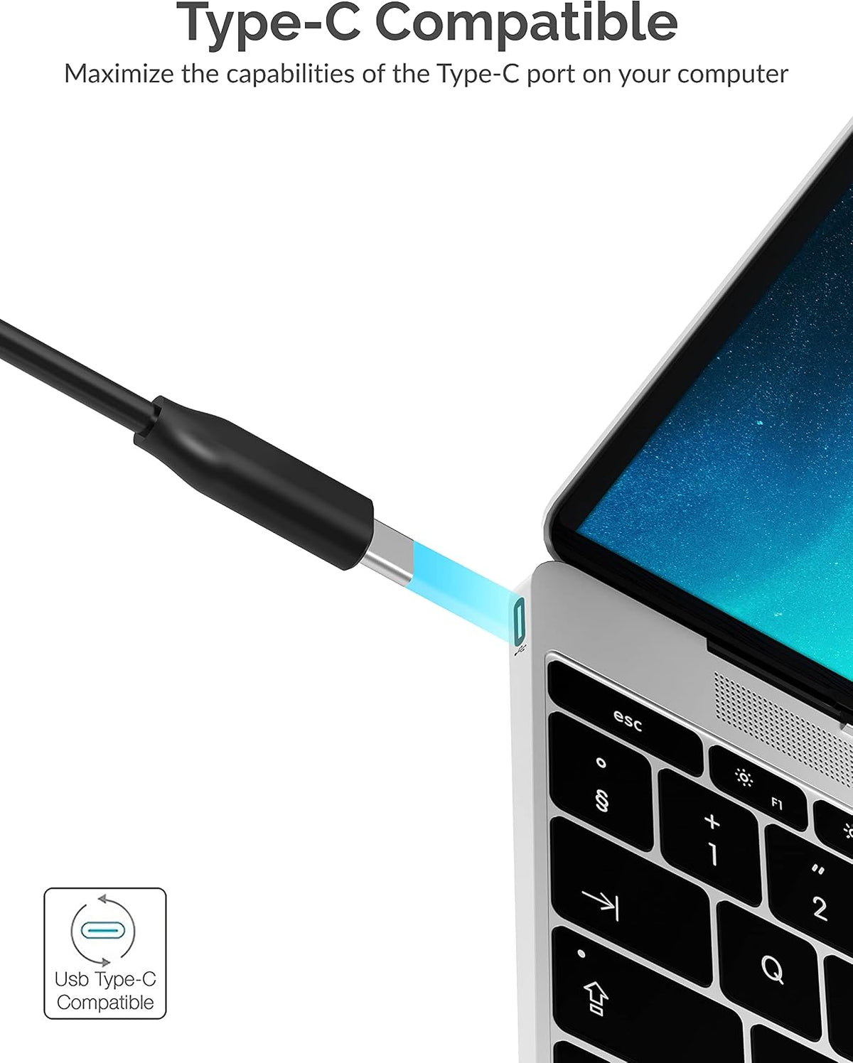 SABRENT Dual-Bay USB-C Hard Drive Docking Station & Cloner (EC-CH2B)