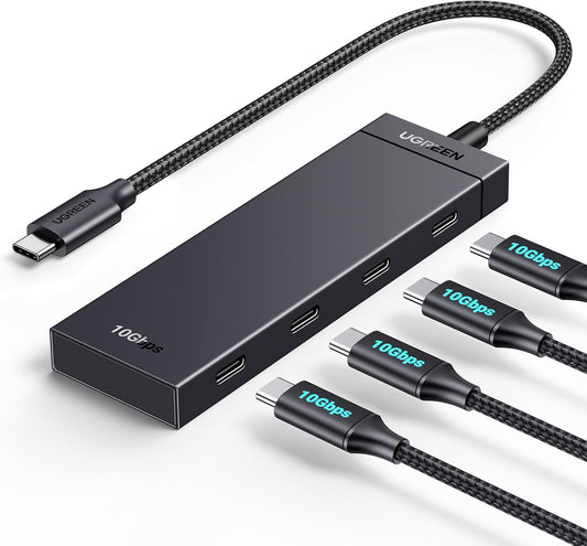 UGREEN USB C Hub 4 Ports, Multiple USB 3.2 Hub, 4x10Gbps Data Transfer