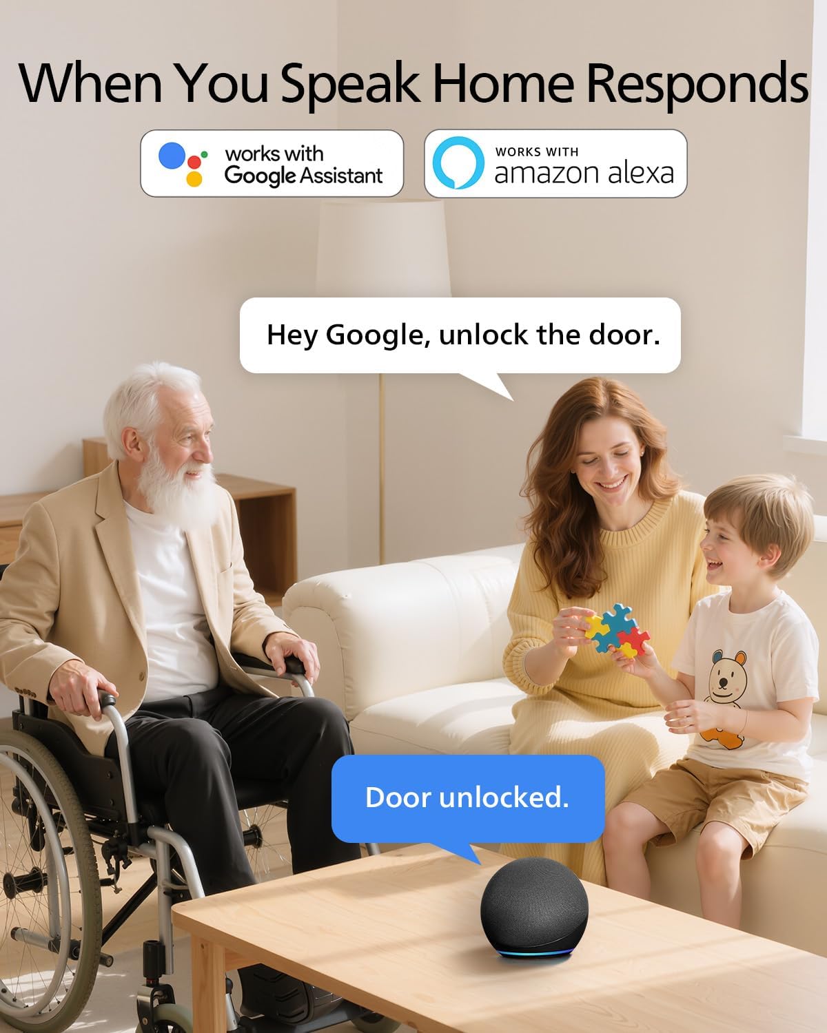 Philips Wi-Fi Door Lock, WiFi Smart Lock Keyless Entry Deadbolt for Front Door, Remote Control, Built-in WiFi, APP Fingerprint Passcode Unlock, Auto Locking | Remote Control, Built-in WiFi, APP Fingerprint Voice Unlock, Auto Locking