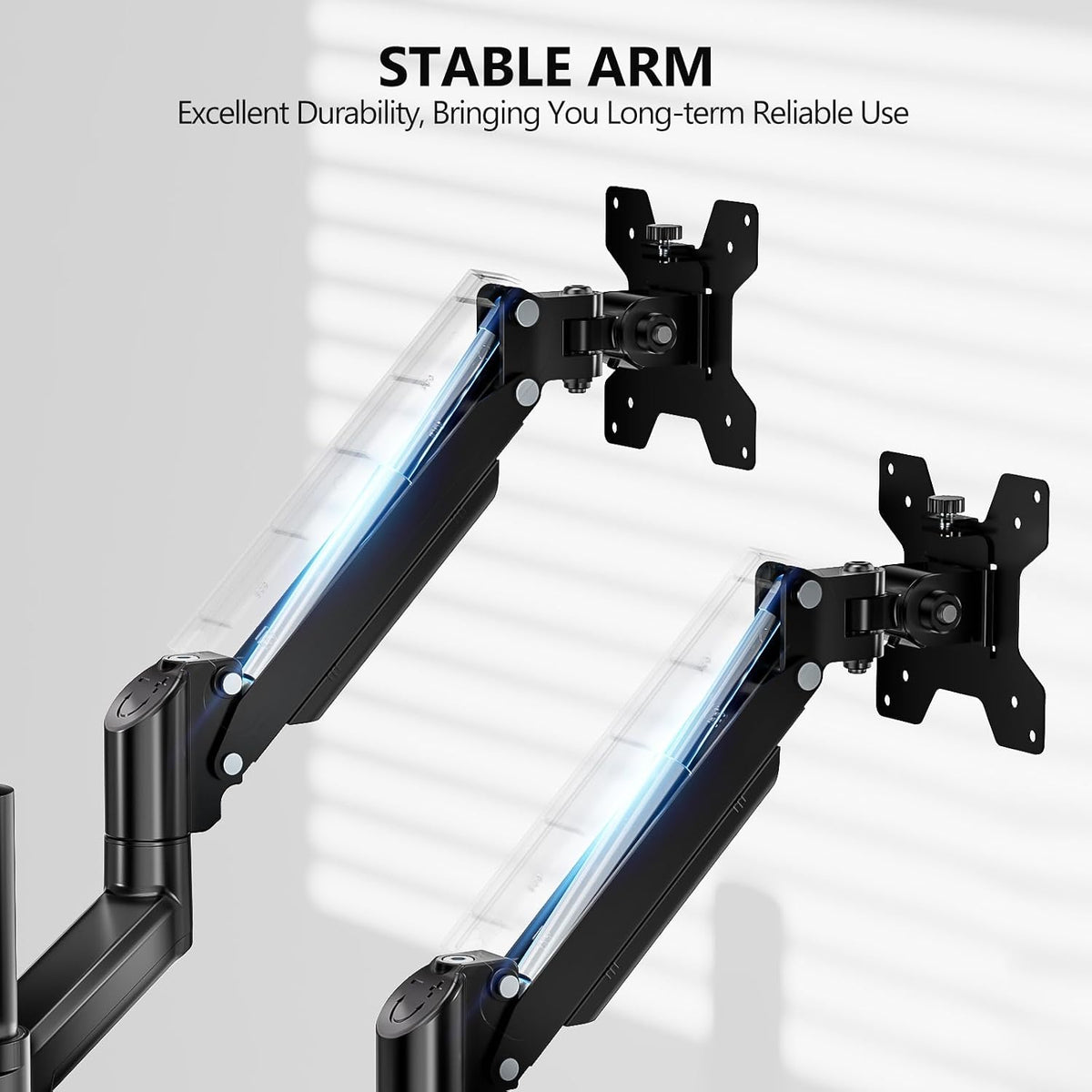 WALI Dual Monitor and Laptop Stand for 17" Notebook and 32" Screens